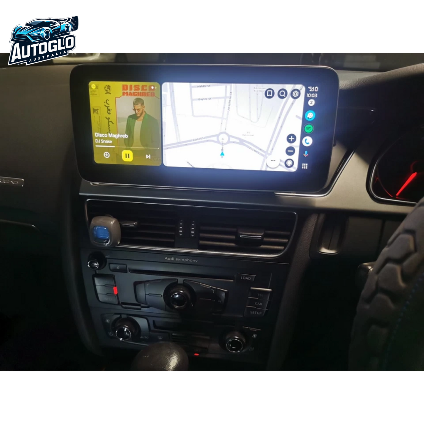 Autoglo Australia 10.25" Android Carplay Car Stereo For Audi A4 B8 A5 CONCERT MMI (2009-16)