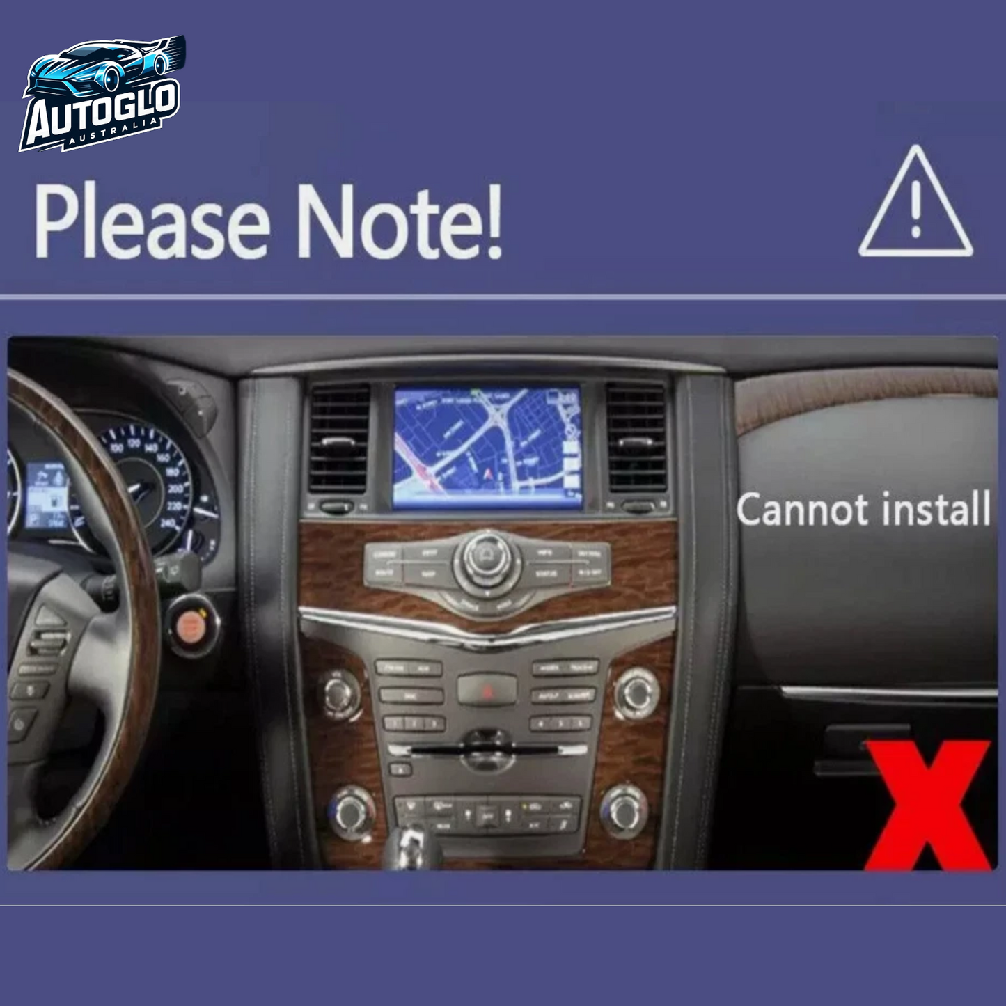 Autoglo Australia 9" Android Carplay Stereo for NISSAN PATROL Y62 ST-L/ TI 2GB+32G (2010-20)