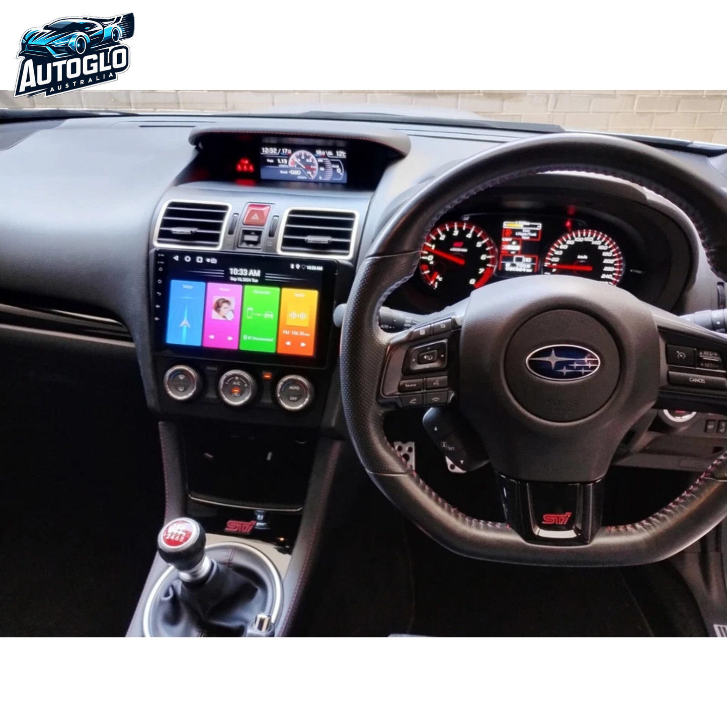 Autoglo Australia 9" (2G+32G) GPS BT WiFi CARPLAY Stereo For SUBARU FORESTER XV WRX (2013-20)
