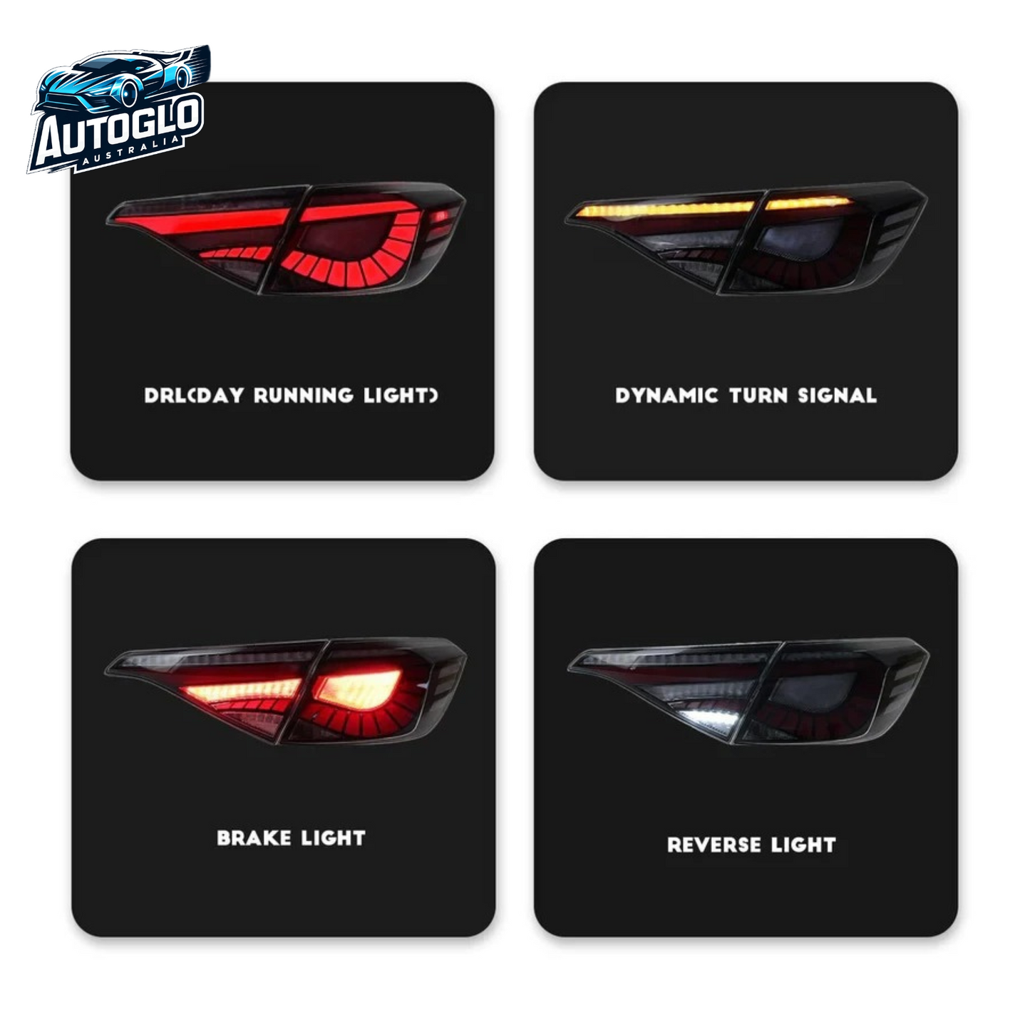 Autoglo Australia Honda Civic 2022/2023 Sedan Tail Lights