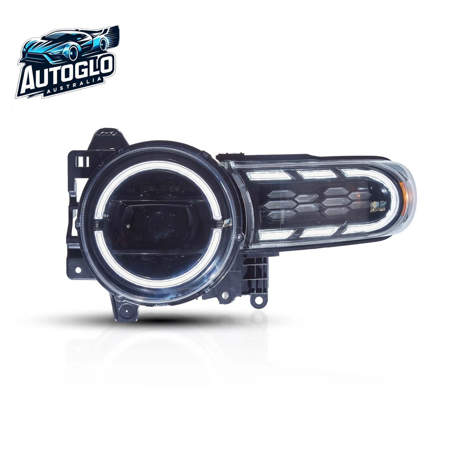 VLAND LED Dual Beam Headlights For Toyota FJ Cruiser 2007-2023 with Dynamic Animation Lighting