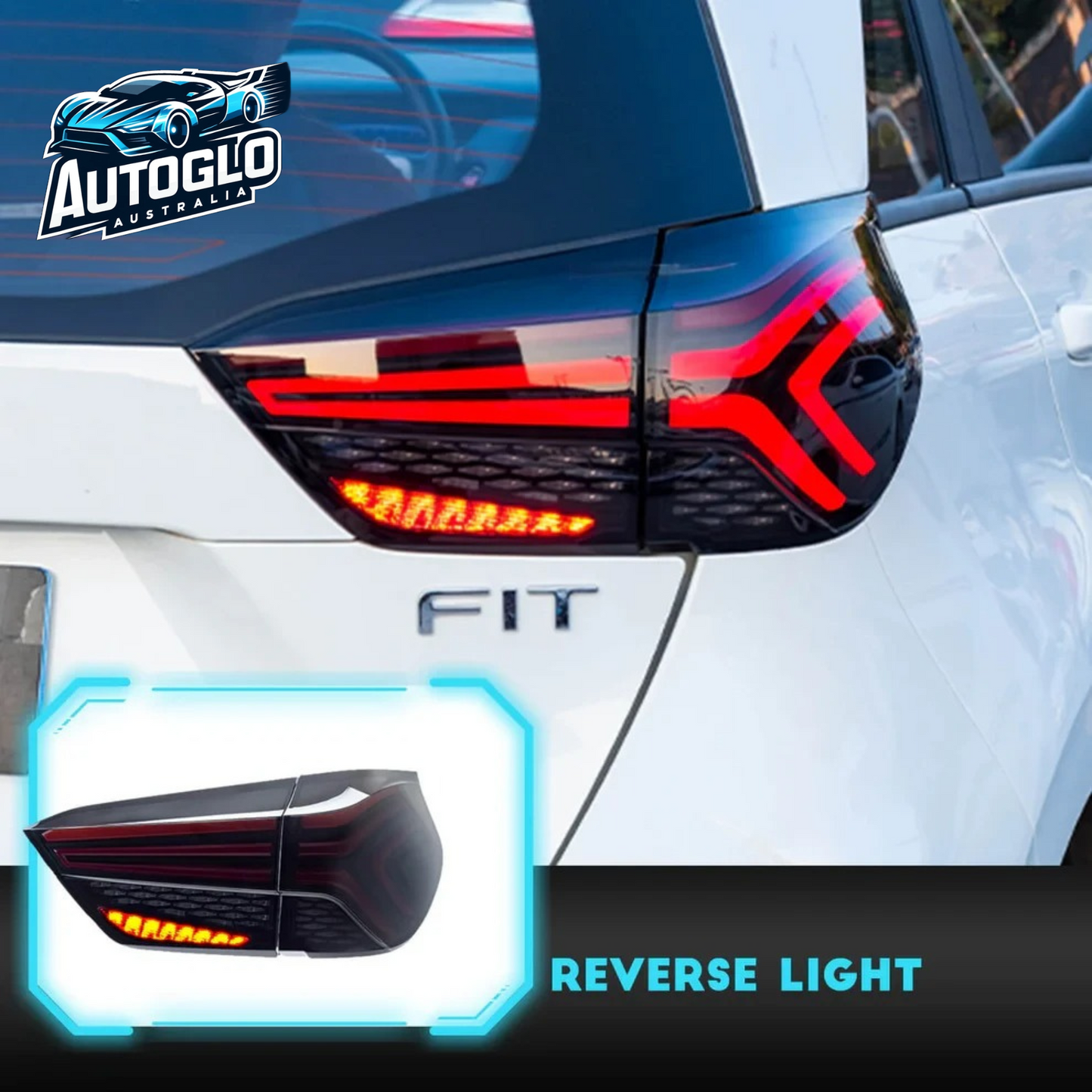 Autoglo Australia 4th Gen Honda Jazz/FIT LED Tail Lights