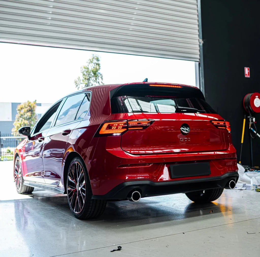 MK8R Style Sequential LED Red Lens Tail Lights for 2021-2024 Volkswagen Golf MK8 | Autoglo Australia
