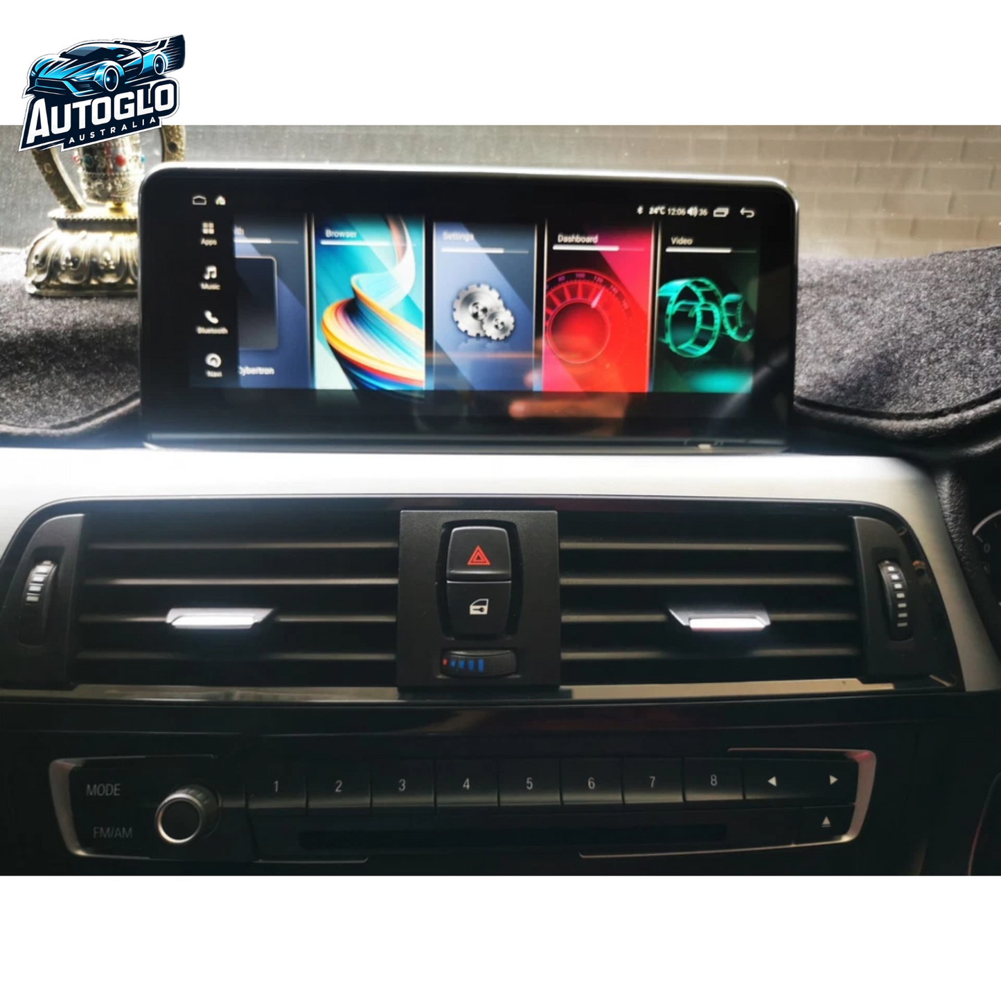Autoglo Australia 10.25" FHD Carplay Android BT GPS 4G Auto Stereo (NBT only) for BMW 3/4 F Series