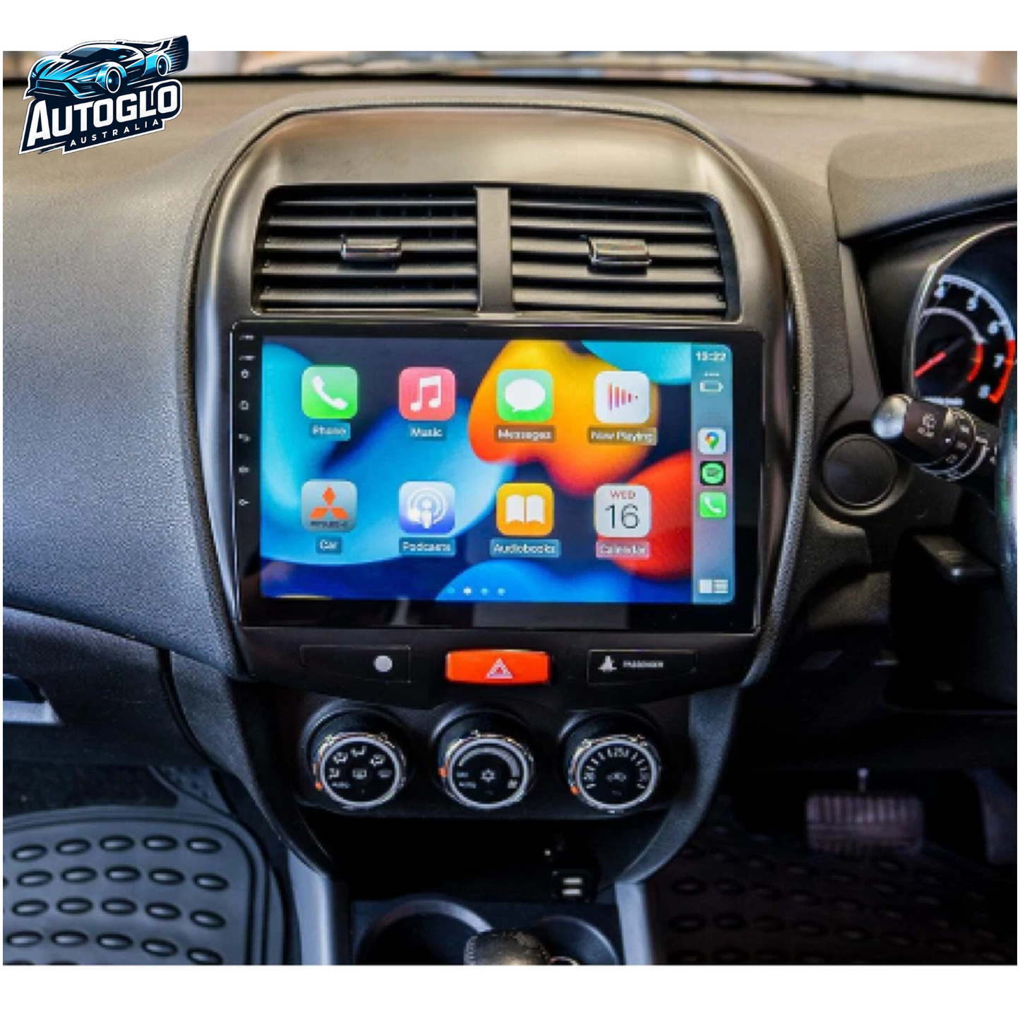 Autoglo Australia 10.1" Android 13 Carplay GPS Navi WIFI BT Stereo For Mitsubishi ASX Amp 2010-16