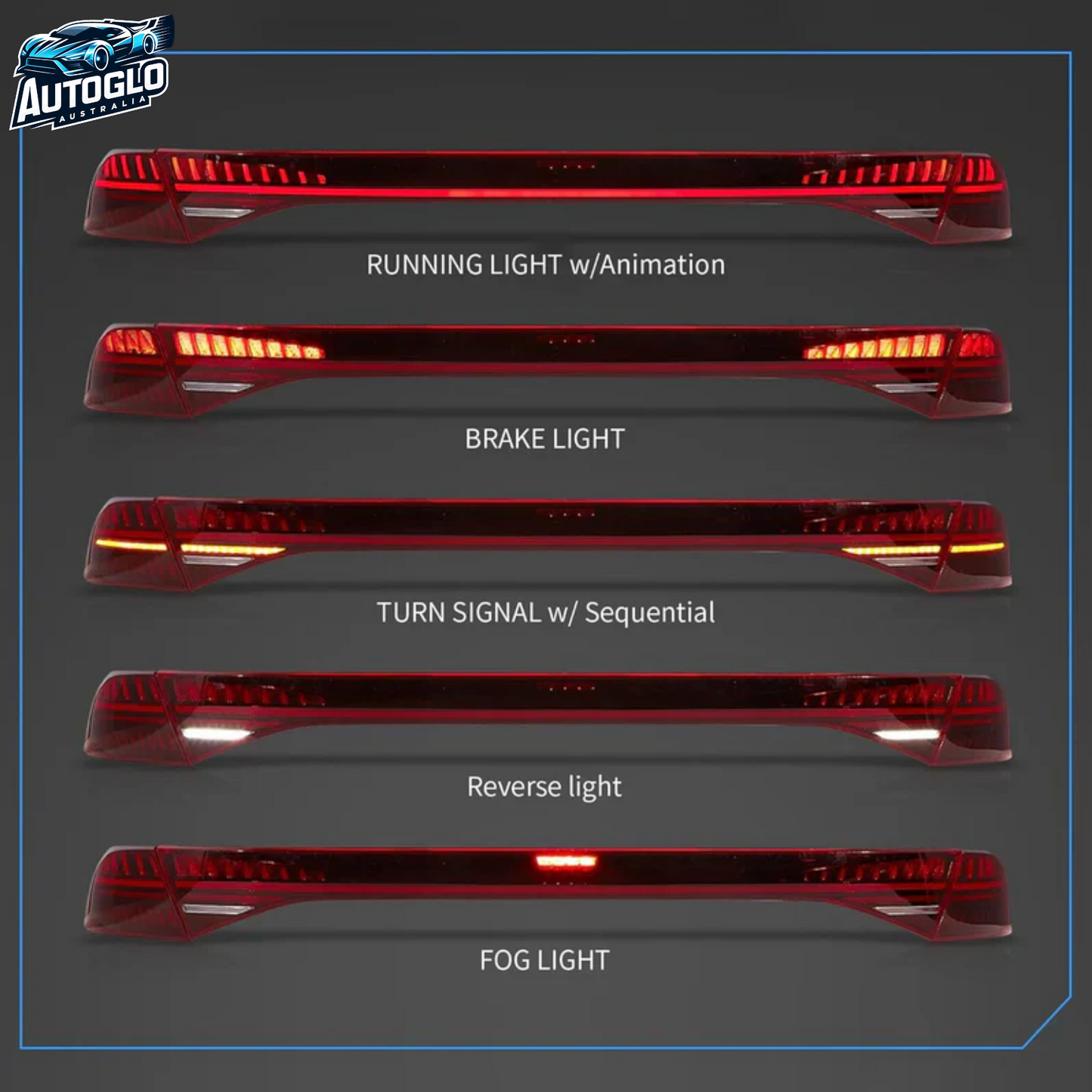 VLAND LED Taillights For 2023 2024 Honda Accord