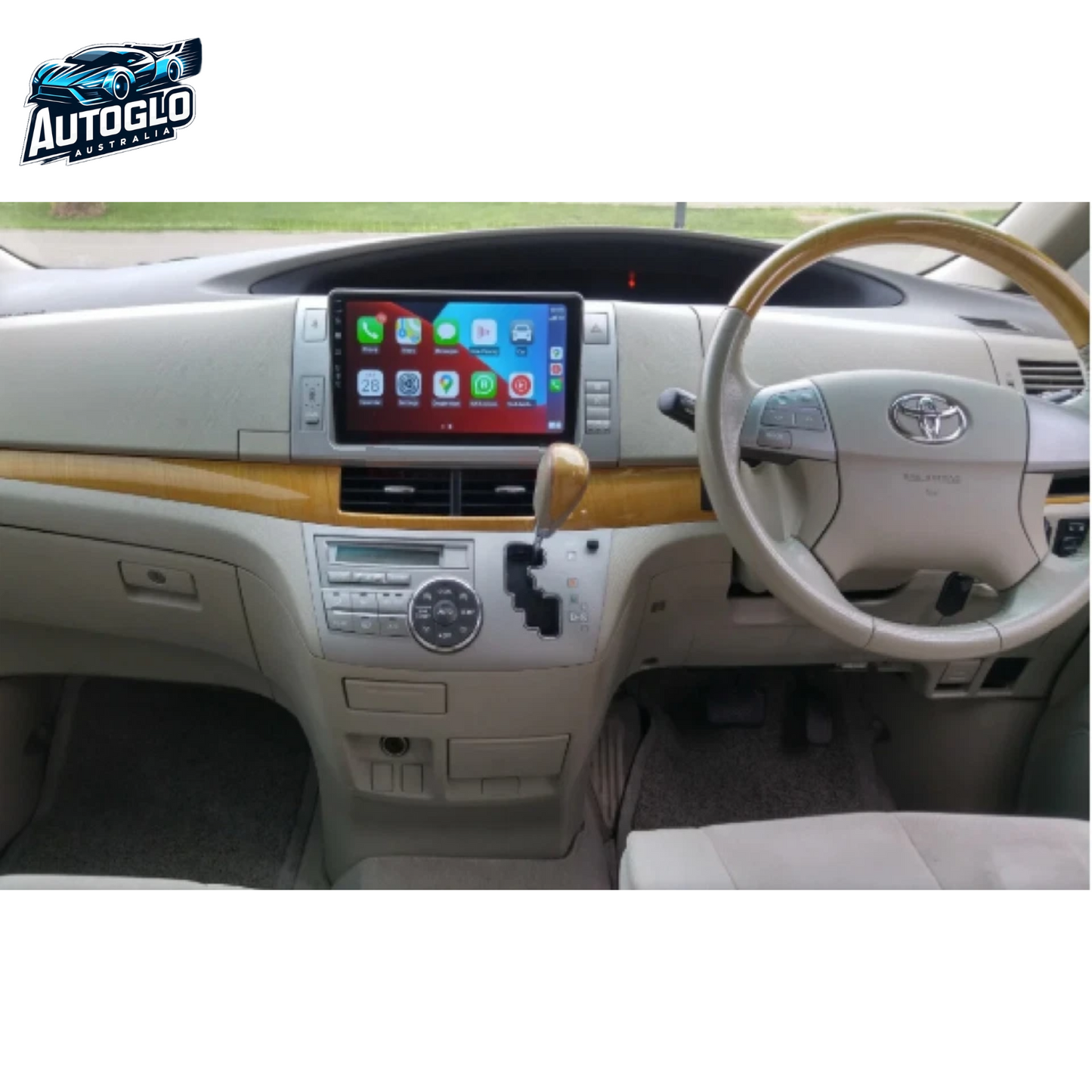 Autoglo Australia 10" Android Carplay BT GPS 32G Stereo for TOYOTA TARAGO ESTIMA (2006-16)
