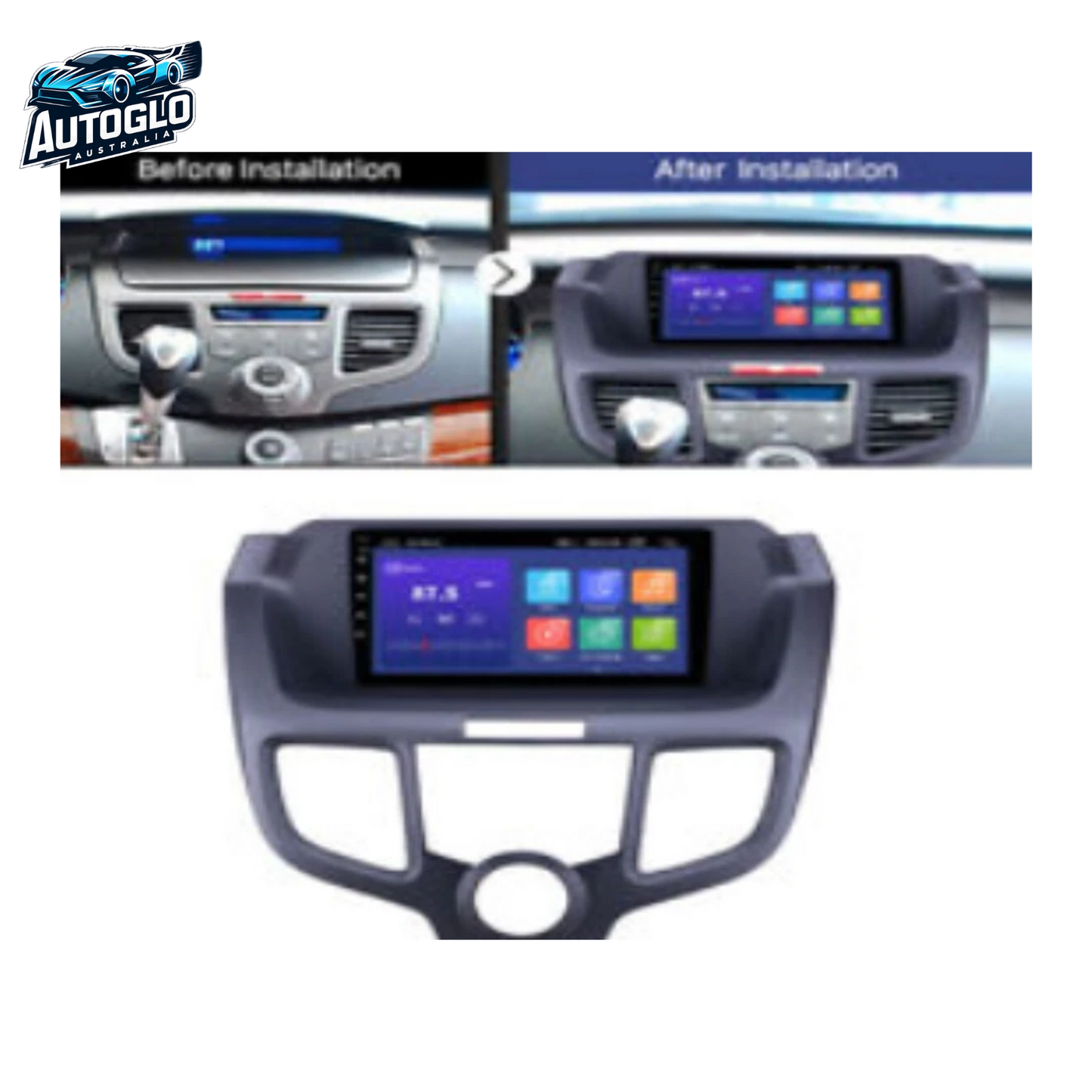 Autoglo Australia 9" Android Carplay BT GPS Stereo for Honda Odyssey 3 RL3 RL4 2GB+32G (2003-08)