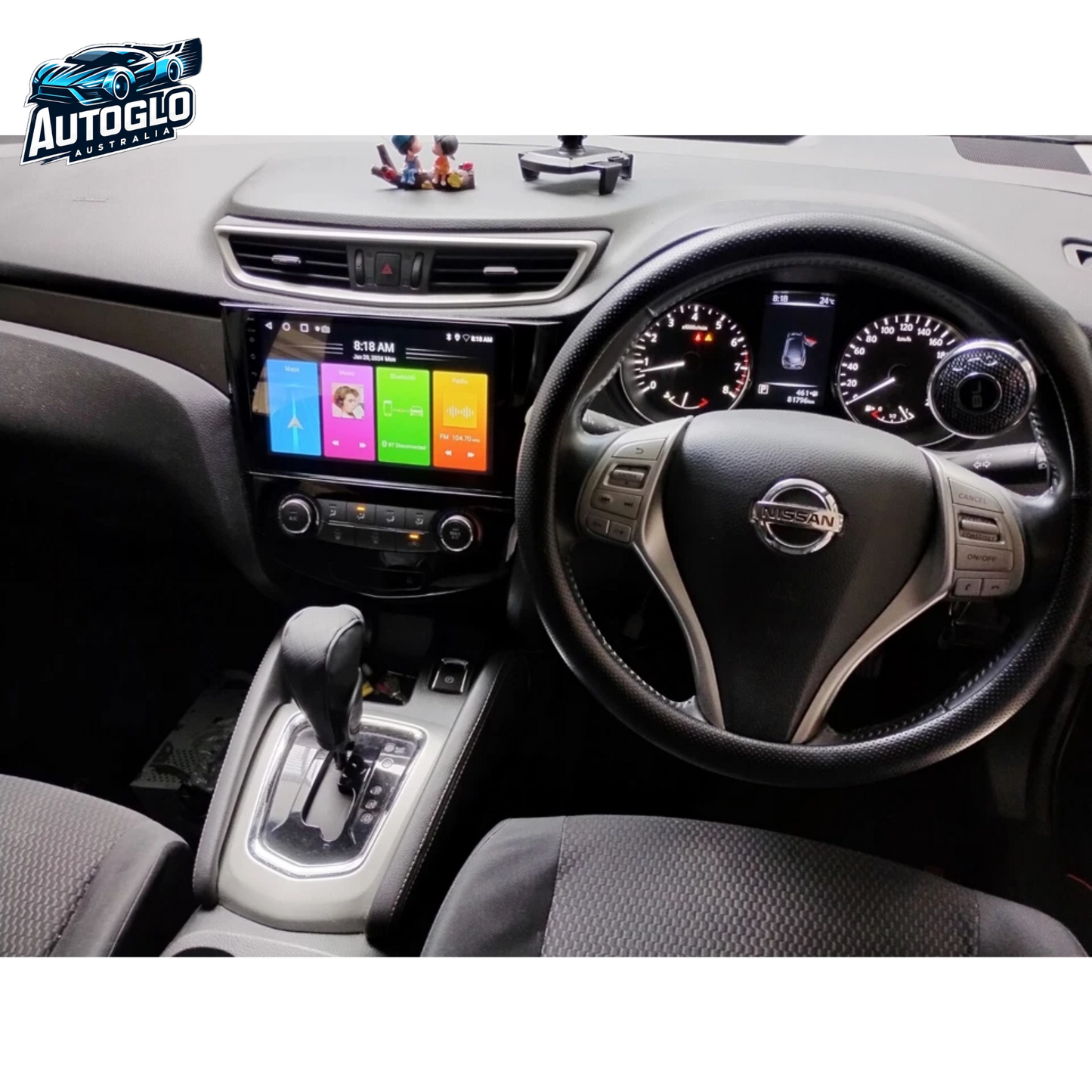 Autoglo Australia 10.1" Android Carplay Stereo for Nissan Qashqai X-Trail T32 - 2012-22 (2GB+32G)