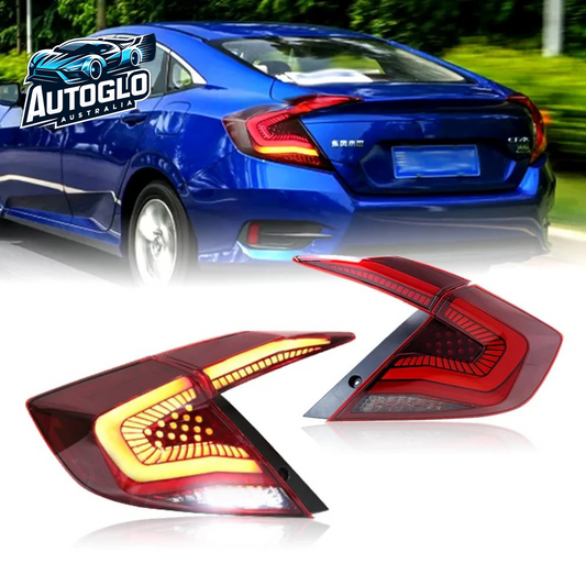 Autoglo Australia LED Taillights For Honda Civic Sedan 2016-2021