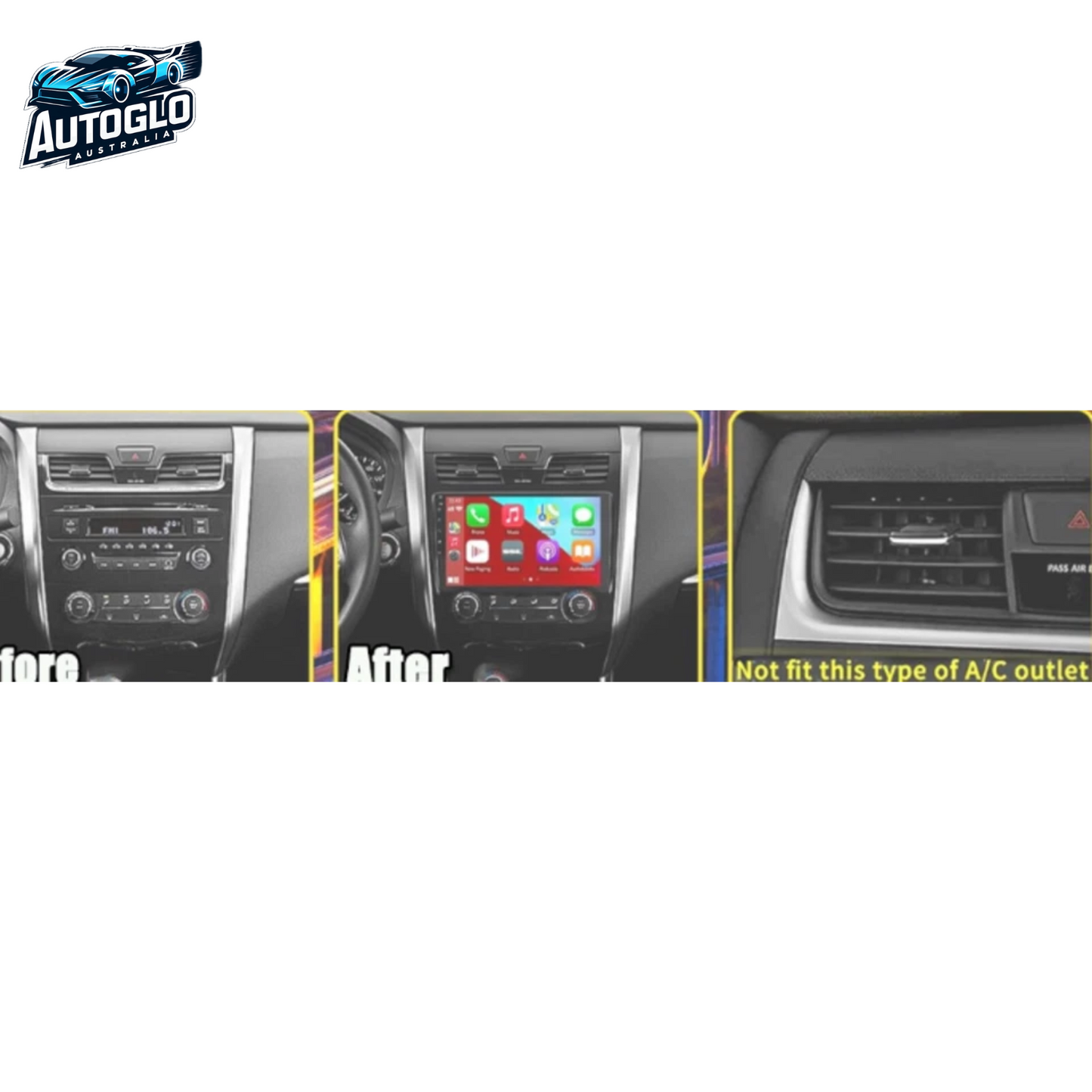 Autoglo Australia 10.1" Android 13 Carplay Stereo for NISSAN ALTIMA BT GPS NAVI 2GB+32G (2013-18)