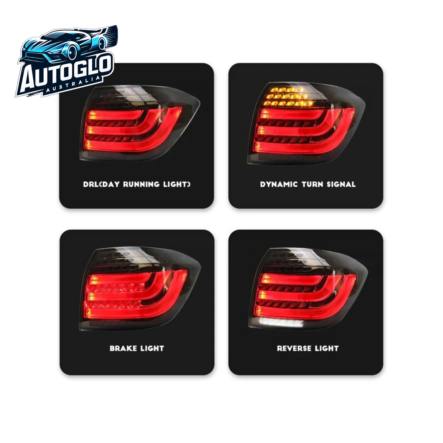 Autoglo Australia 2010-2014 Toyota Highlander TaiL lights