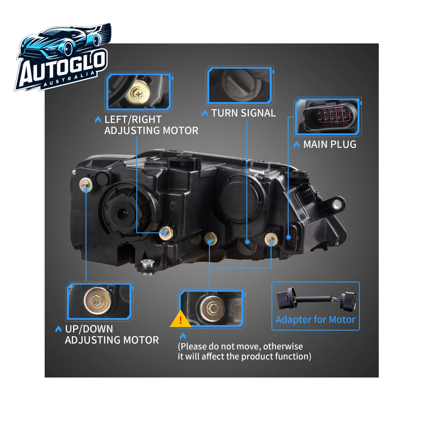 VLAND Dual Beam Headlights For Volkswagen Jetta / Sagitar 2011-2018