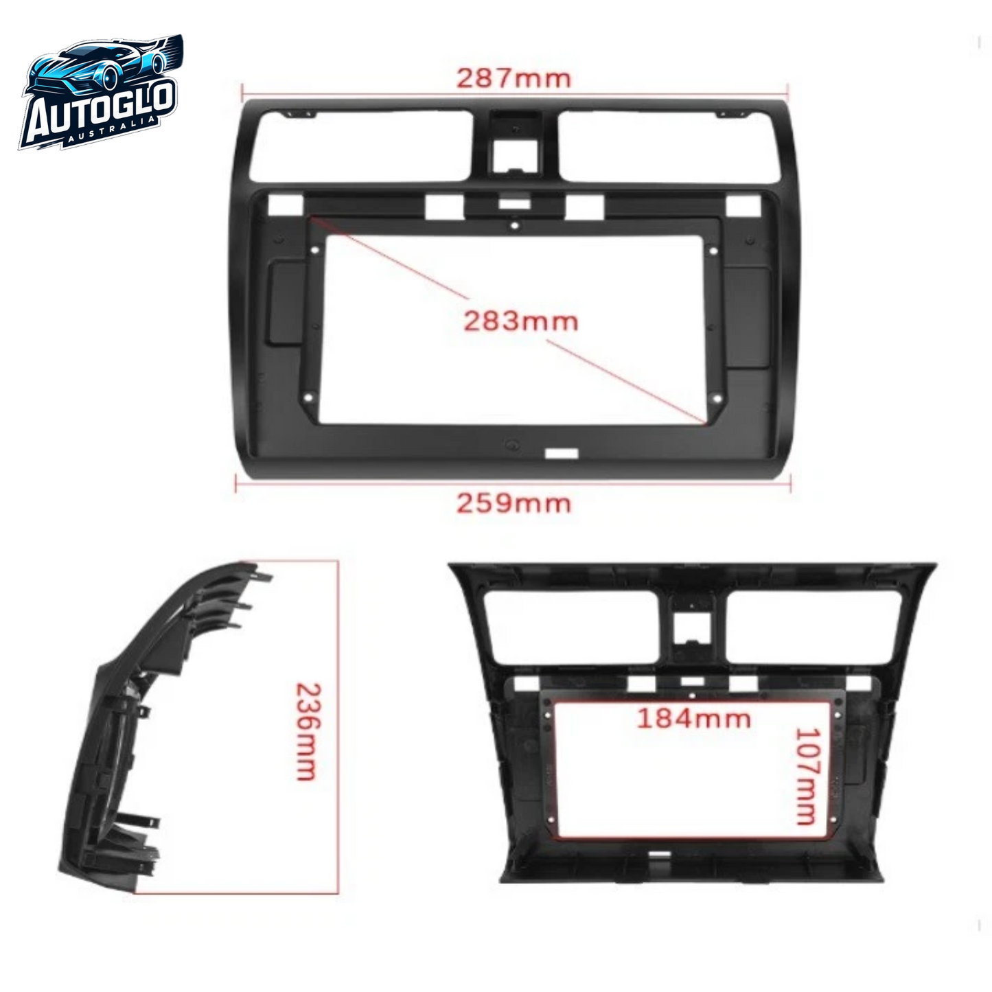 Autoglo Australia 9" GPS BT CARPLAY ANDROID Stereo For SUZUKI SWIFT 2003-10 (2G+32G)