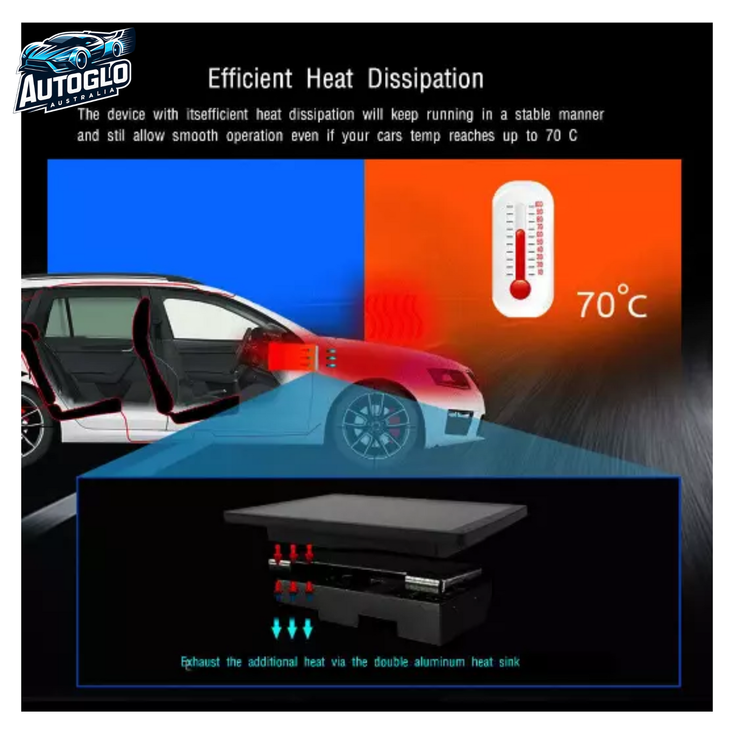 Autoglo Australia 9" CarPlay Android 13 GPS BT WiFi Stereo For HYUNDAI i20 (2008-12) 2GB+32GB