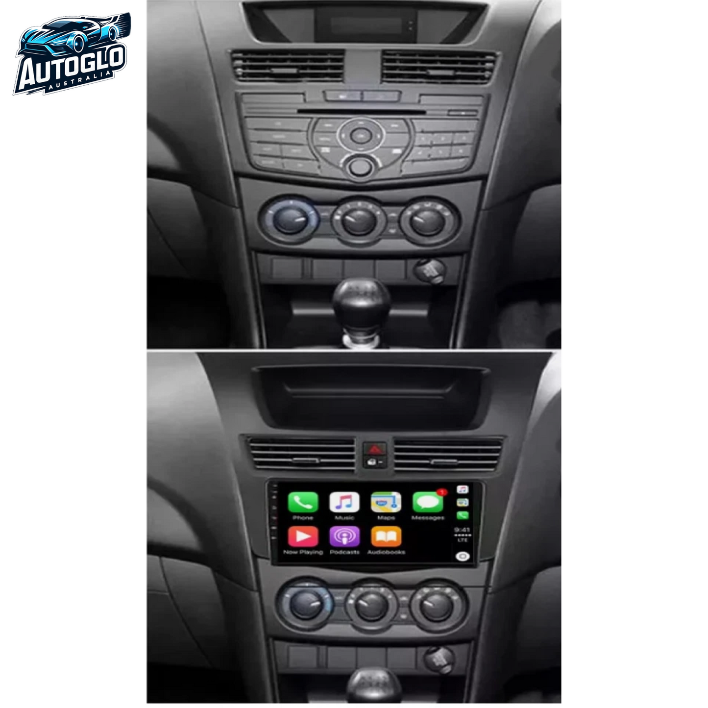 Autoglo Australia 9" (2G+32G) GPS BT WiFi CARPLAY ANDROID Stereo For MAZDA BT50 (2011-20) Gifts