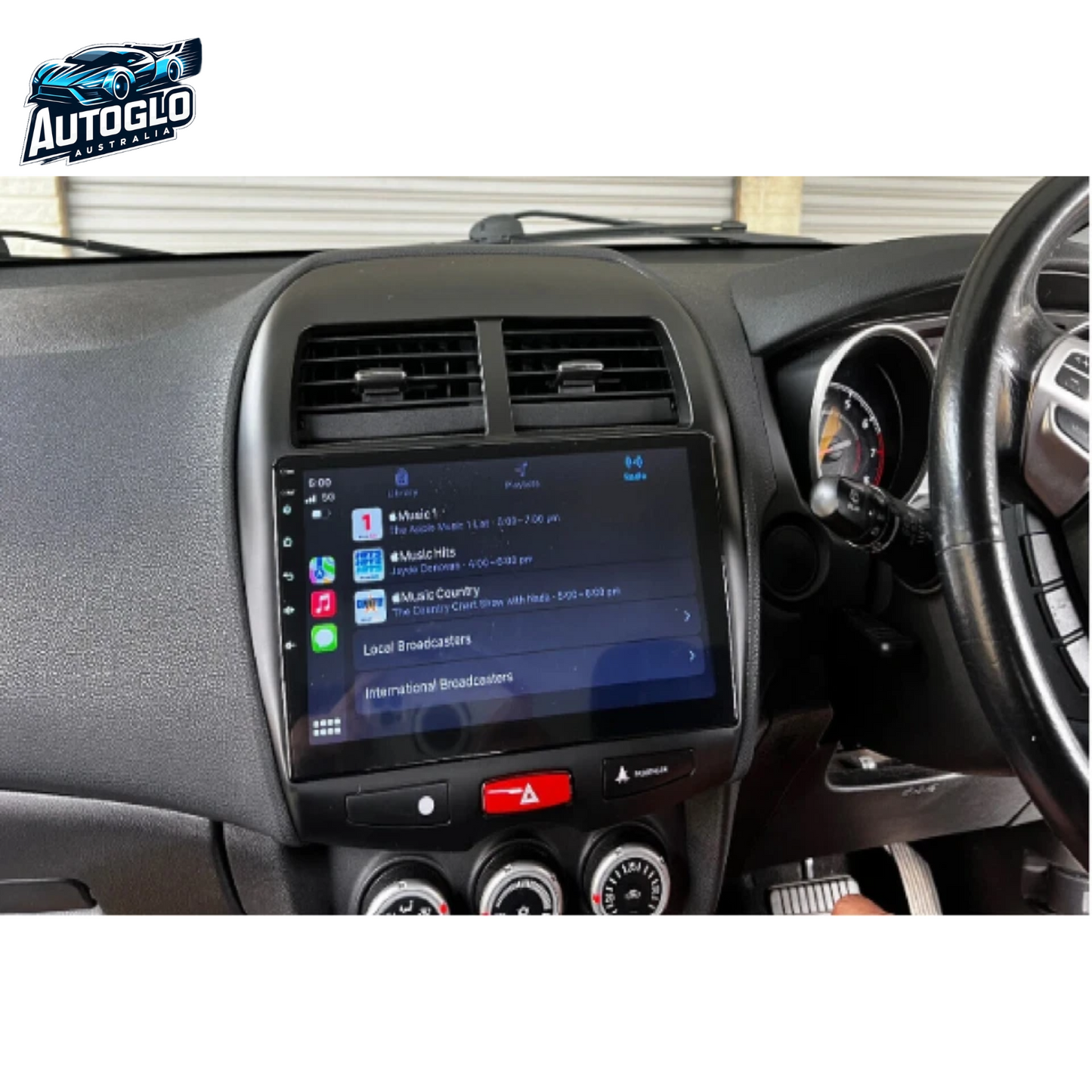Autoglo Australia 10.1" Android 13 Carplay GPS Navi WIFI BT Stereo For Mitsubishi ASX Amp 2010-16