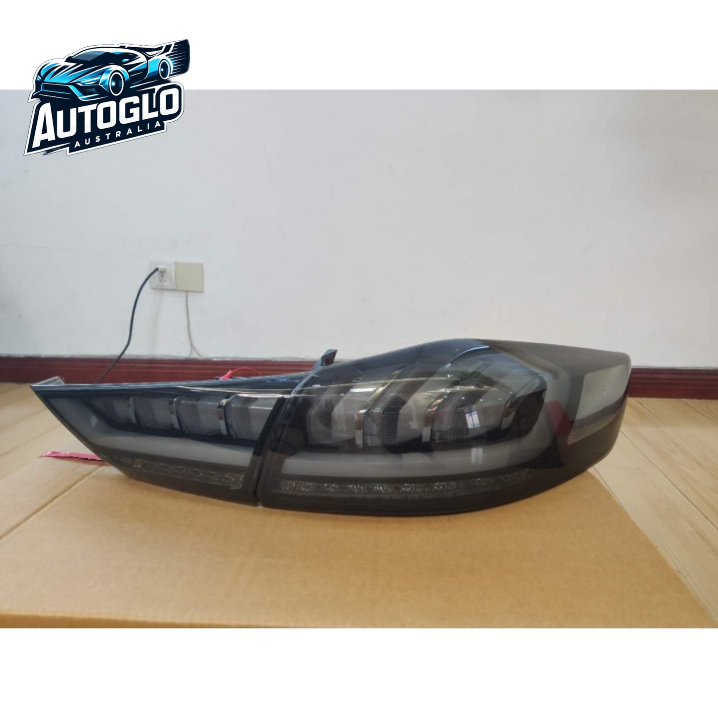 Autoglo Australia Brand New Led Smoked Taillights for 2015-2019 Hyundai Elantra