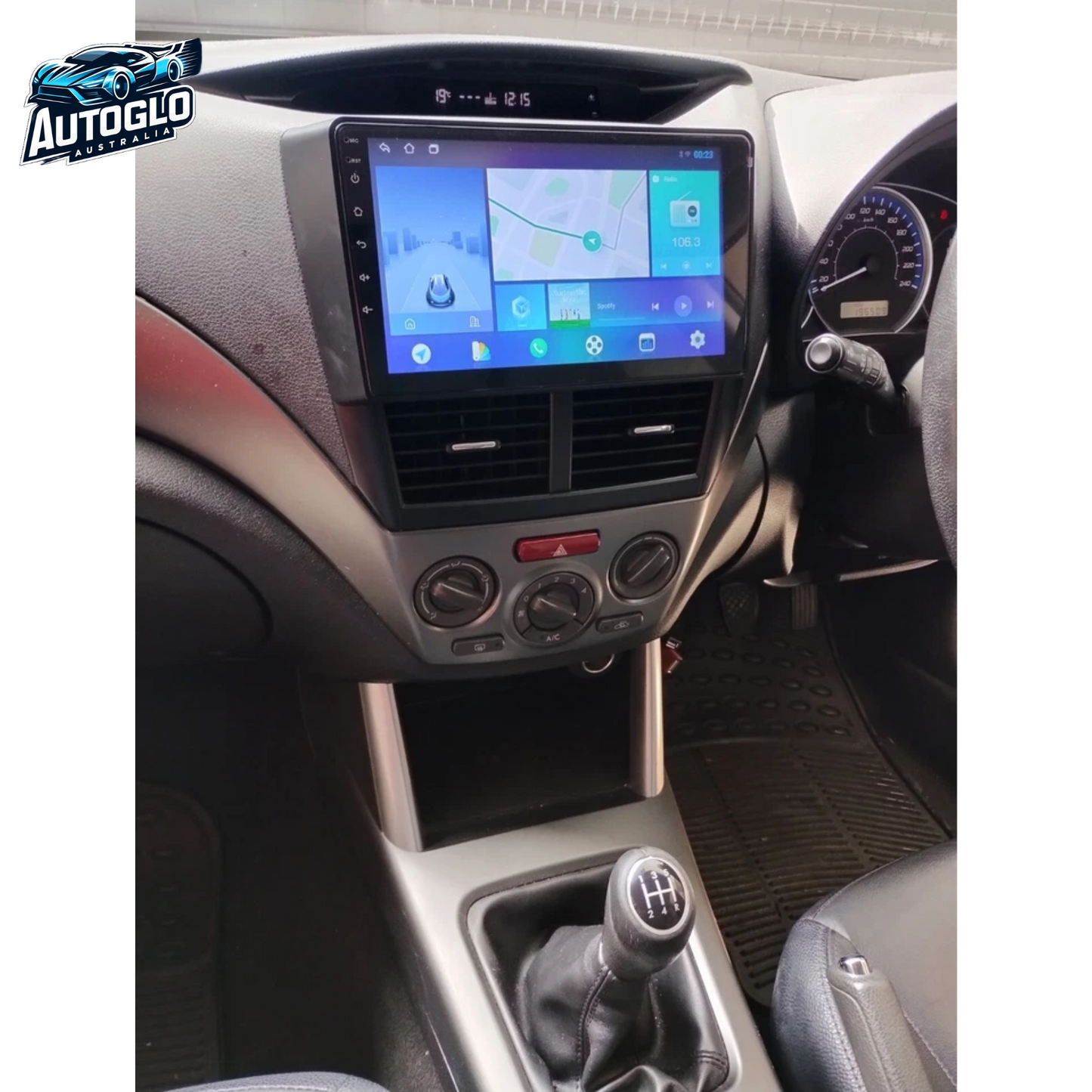 Autoglo Australia 9" (2G+32G) CARPLAY ANDROID GPS BT WiFi Stereo For SUBARU FORESTER (2007-12)