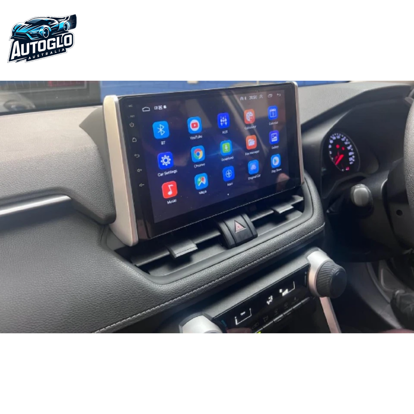 Autoglo Australia 10.1" Android 13 Carplay BT GPS Stereo for Toyota RAV4 2GB+32GB (2018-2020)
