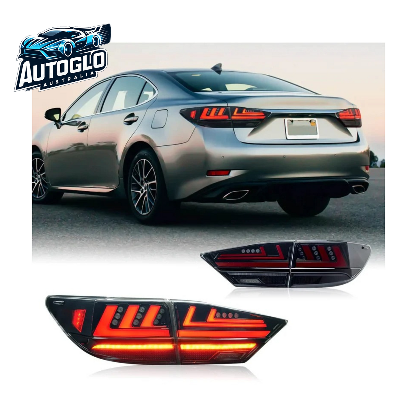 Autoglo Australia LED Tail Lights For Lexus ES350 ES 300h 2013-2018