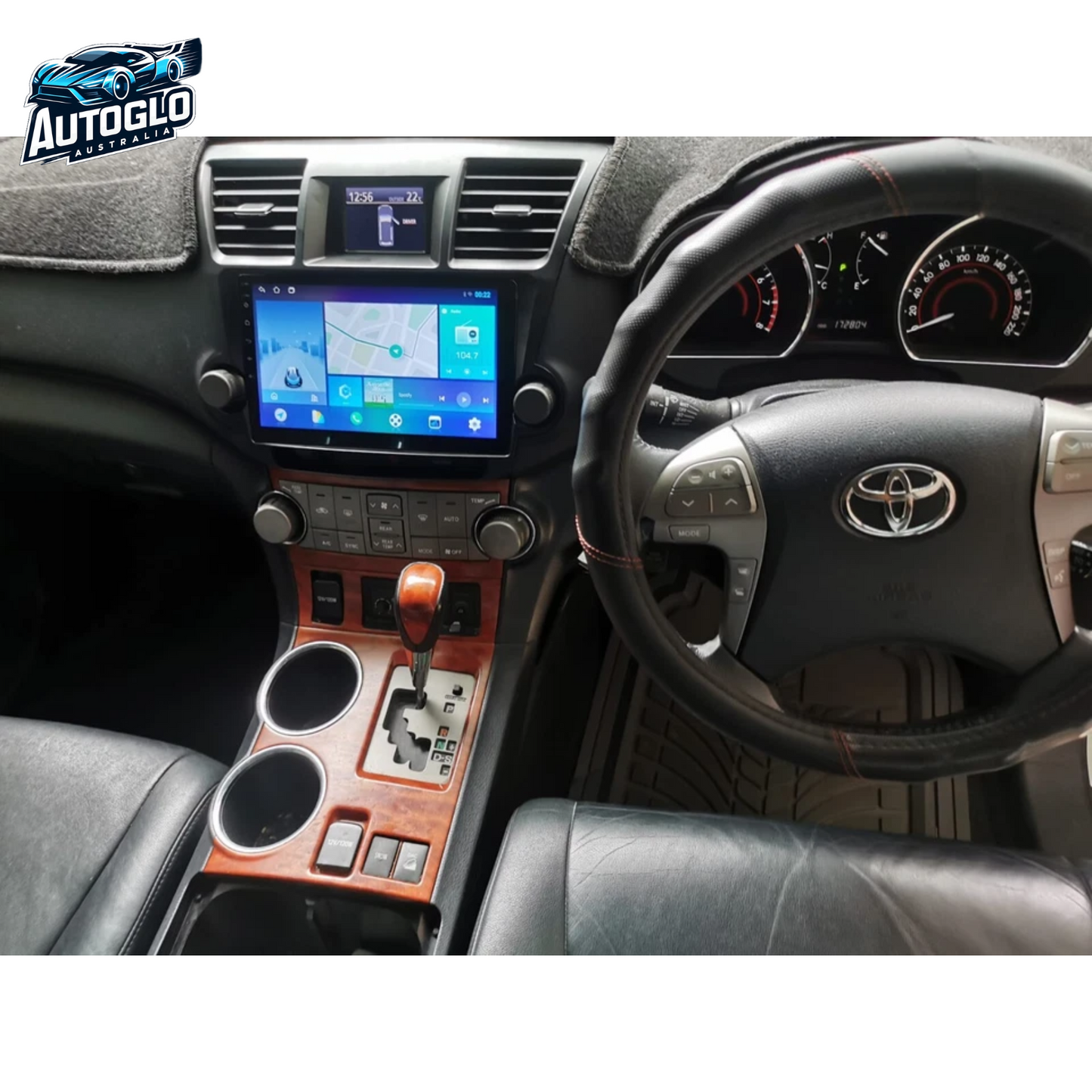 Autoglo Australia 10.1" Android Stereo Carplay for TOYOTA KLUGER BT GPS NAVI 2GB+32GB (2009-14)