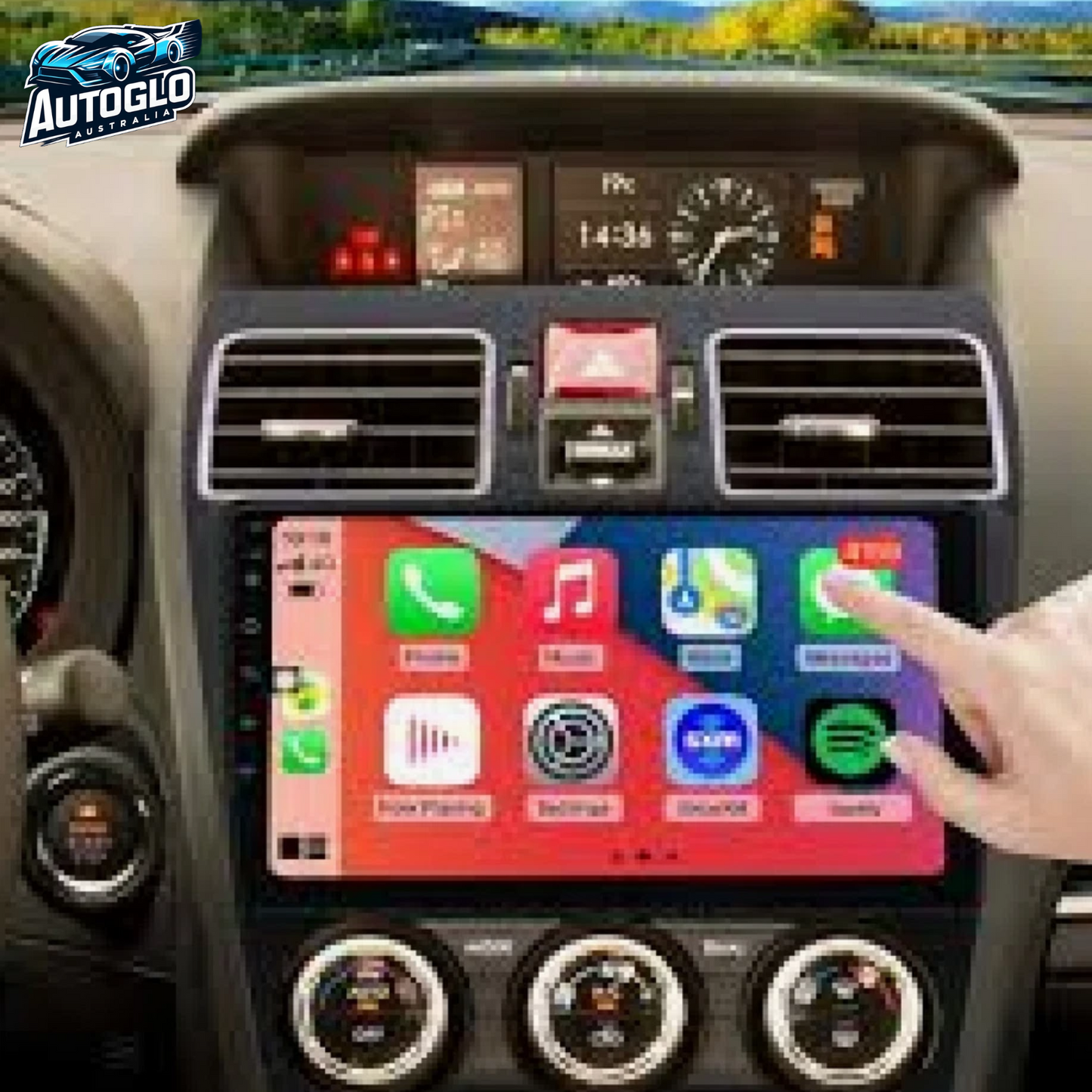 Autoglo Australia 9" (2G+32G) GPS BT WiFi CARPLAY Stereo For SUBARU FORESTER XV WRX (2013-20)