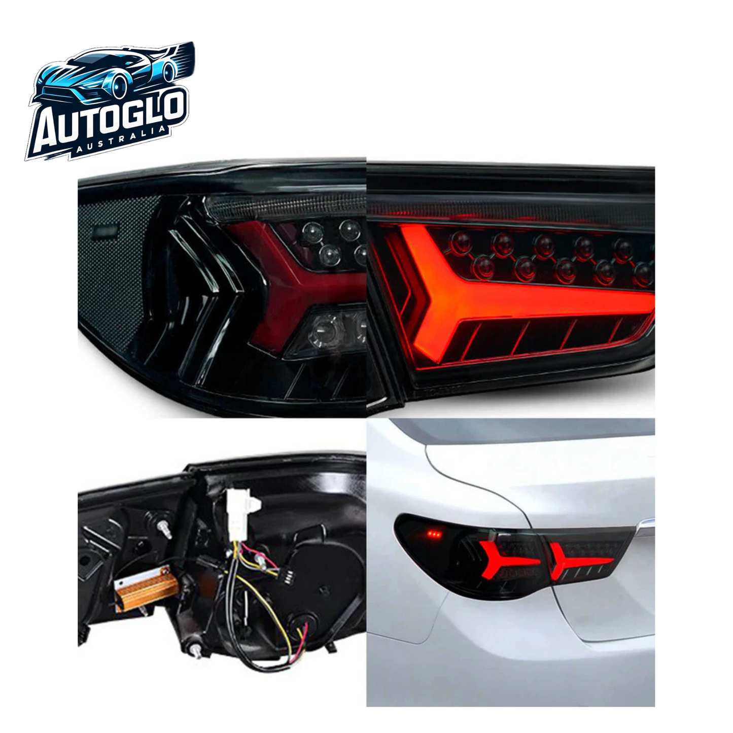 Autoglo Australia LED Taillights 09-12 For Toyota Mark X /Reiz