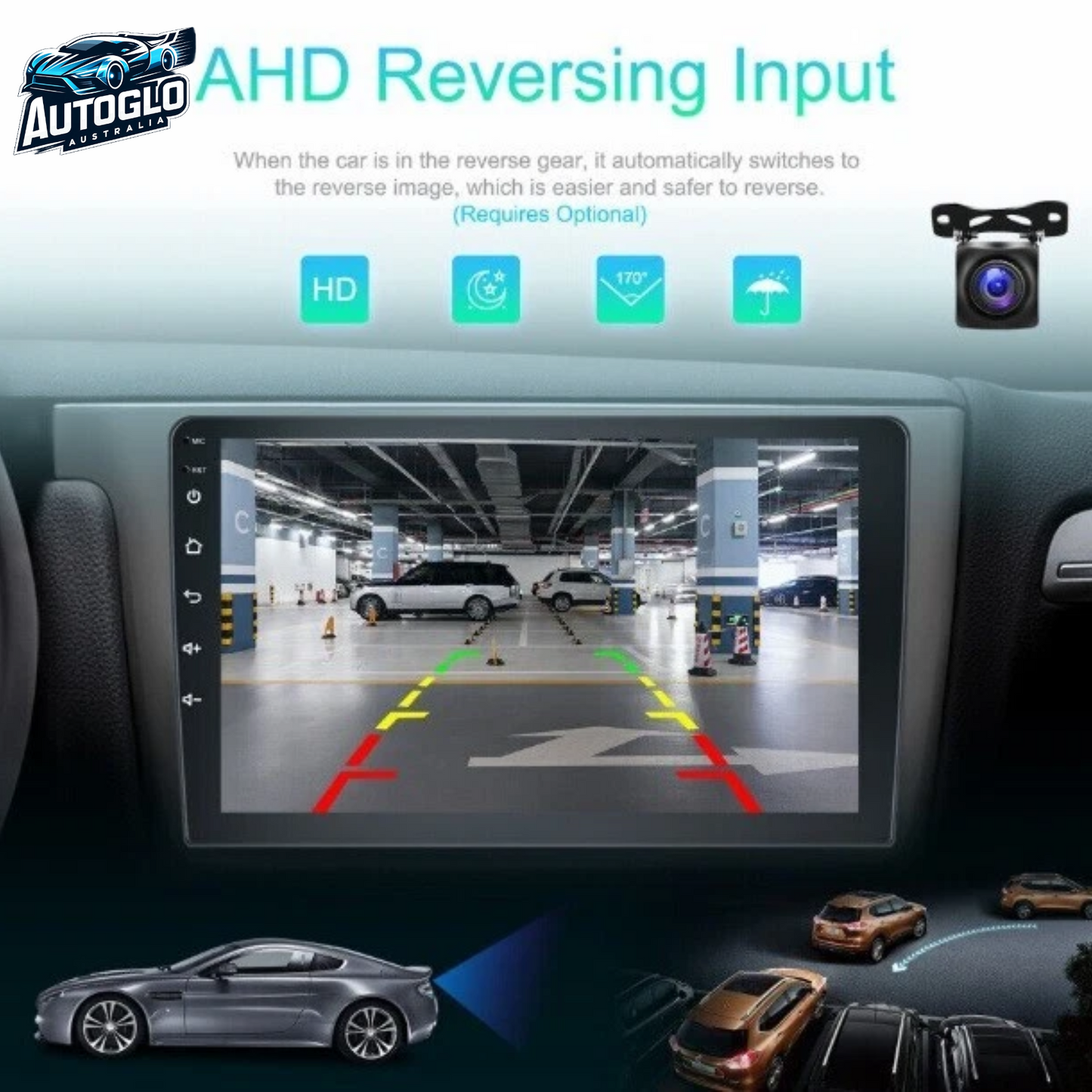 Autoglo Australia 9" (2GB+32G) Android Carplay BT GPS Stereo for HYUNDAI SONATA MAN AC (2008-10)
