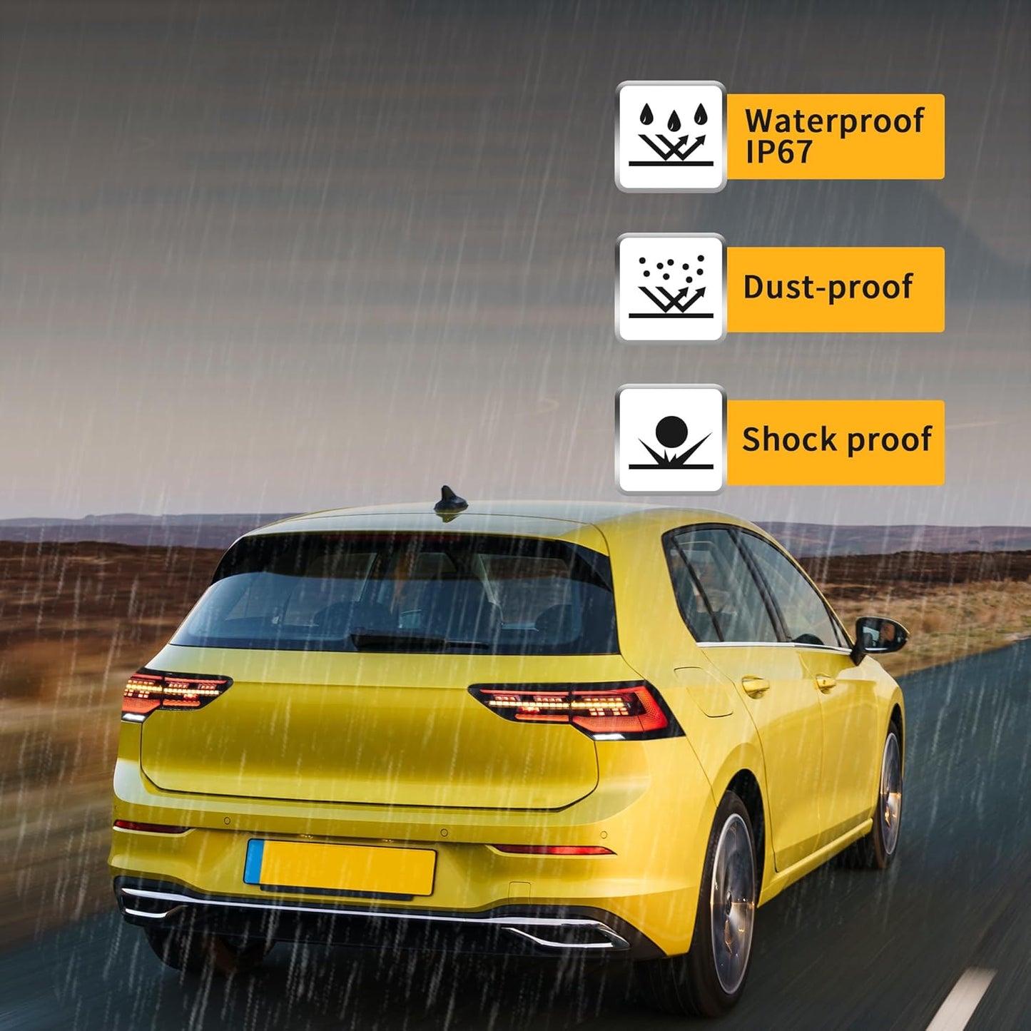 MK8R Style Sequential LED Smoked Tail Lights for 2021-2024 Volkswagen Golf MK8 | Autoglo Australia