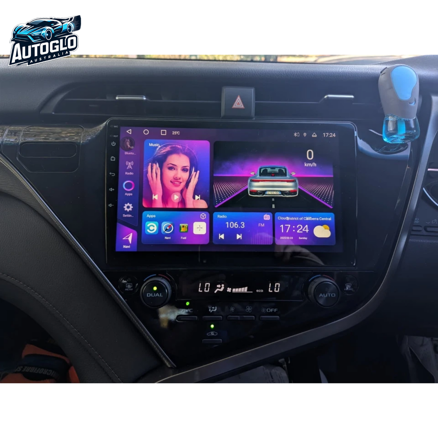 Autoglo Australia 10.1" Carplay Android 2GB+32GB BT GPS NAVI Stereo for TOYOTA CAMRY (2017-20)
