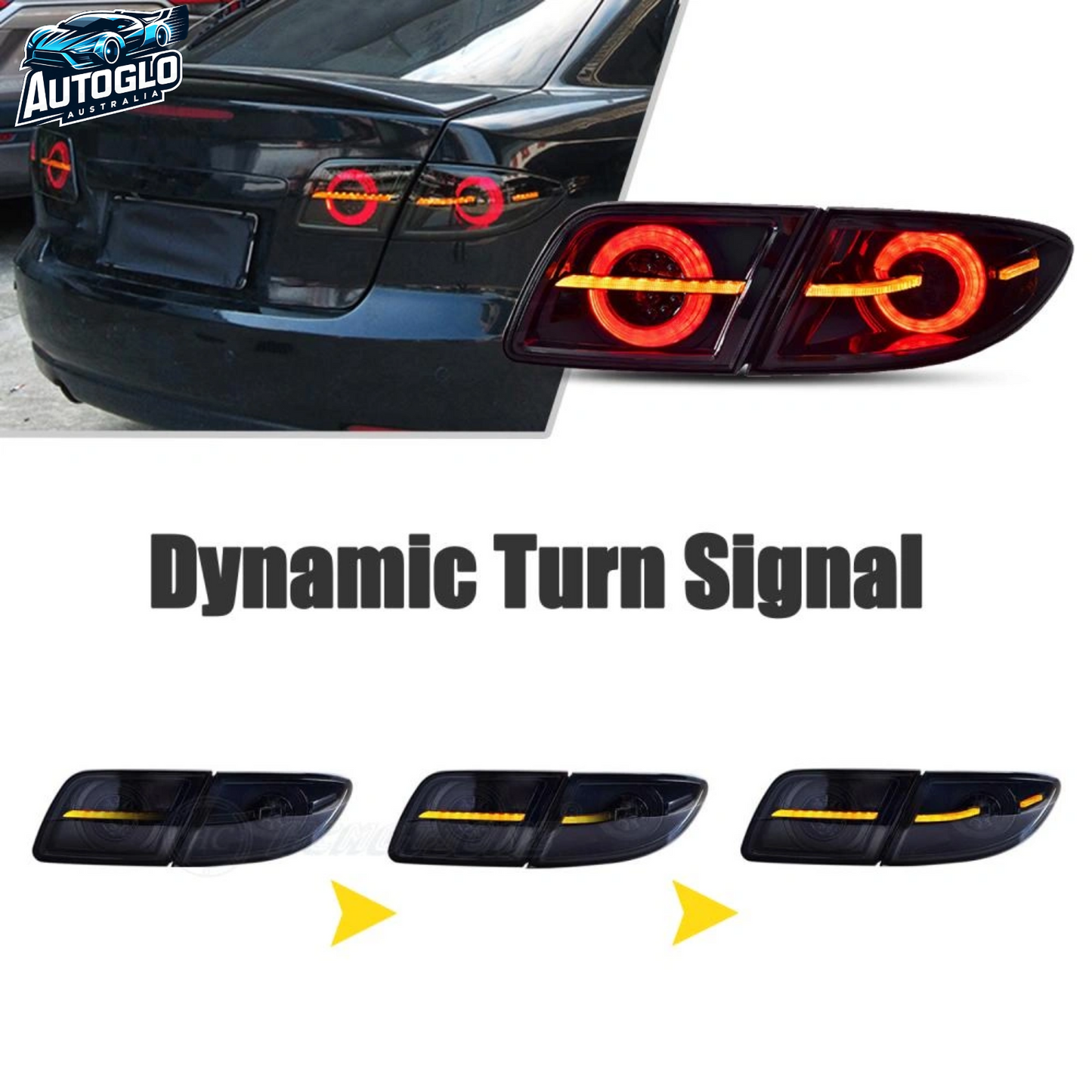 Autoglo Australia Brand New Led Taillights for 1th GEN 2003-2014 Mazda 6