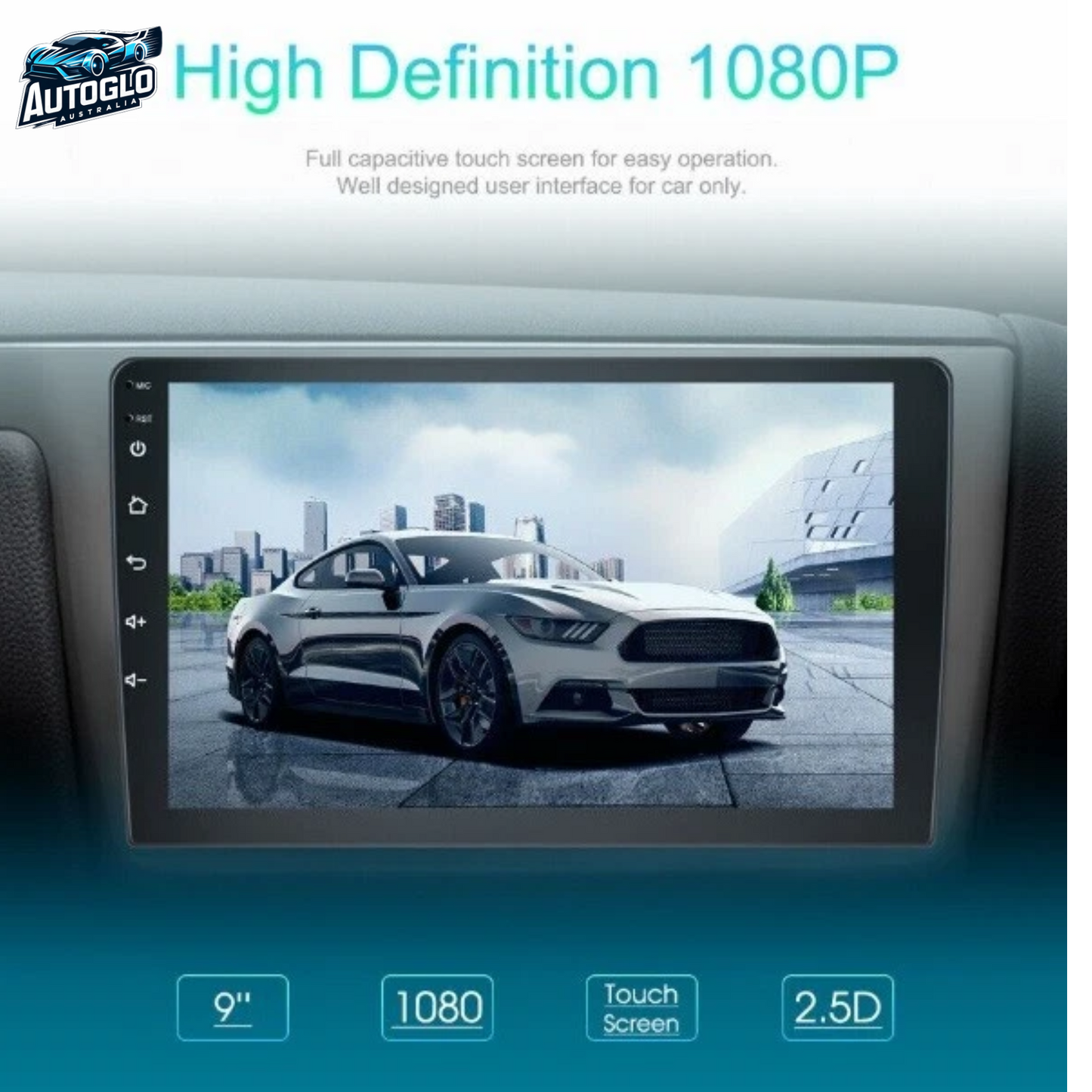 Autoglo Australia 9" CarPlay Android WiFi Stereo For GREAT WALL HAVAL H2 (2014-20) 2GB+32GB