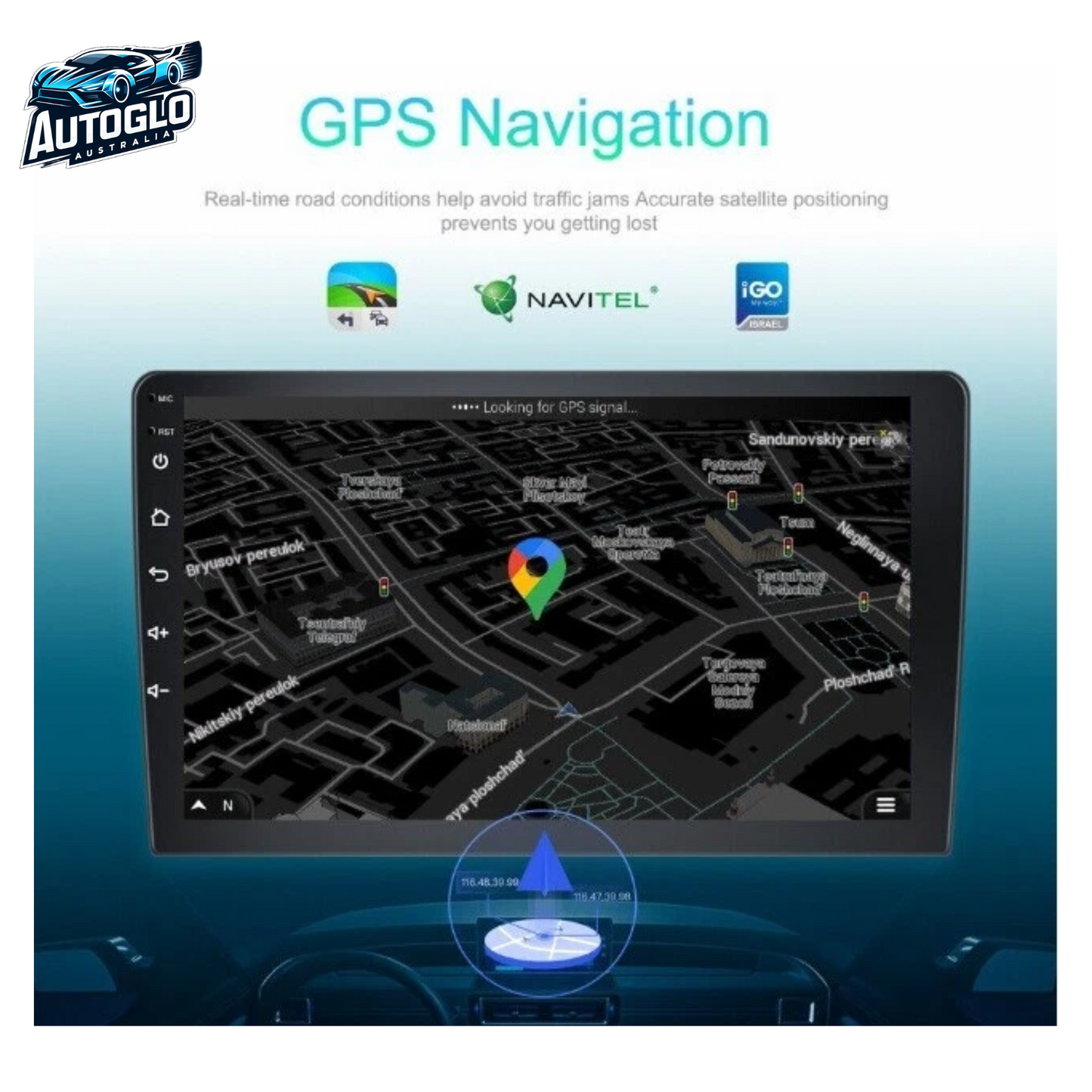 Autoglo Australia 9" Android Carplay BT GPS Stereo for KIA PICANTO 2GB+32GB (2016-20)