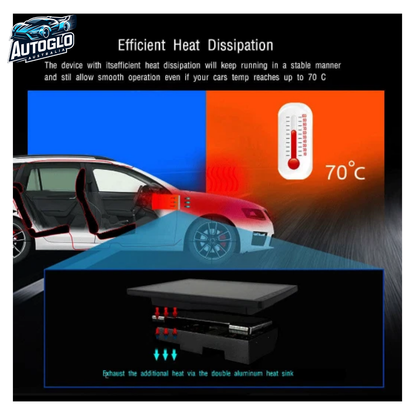Autoglo Australia 7" CarPlay Android GPS BT Stereo For TOYOTA PRADO LC120 (2002-10) 2GB+32GB