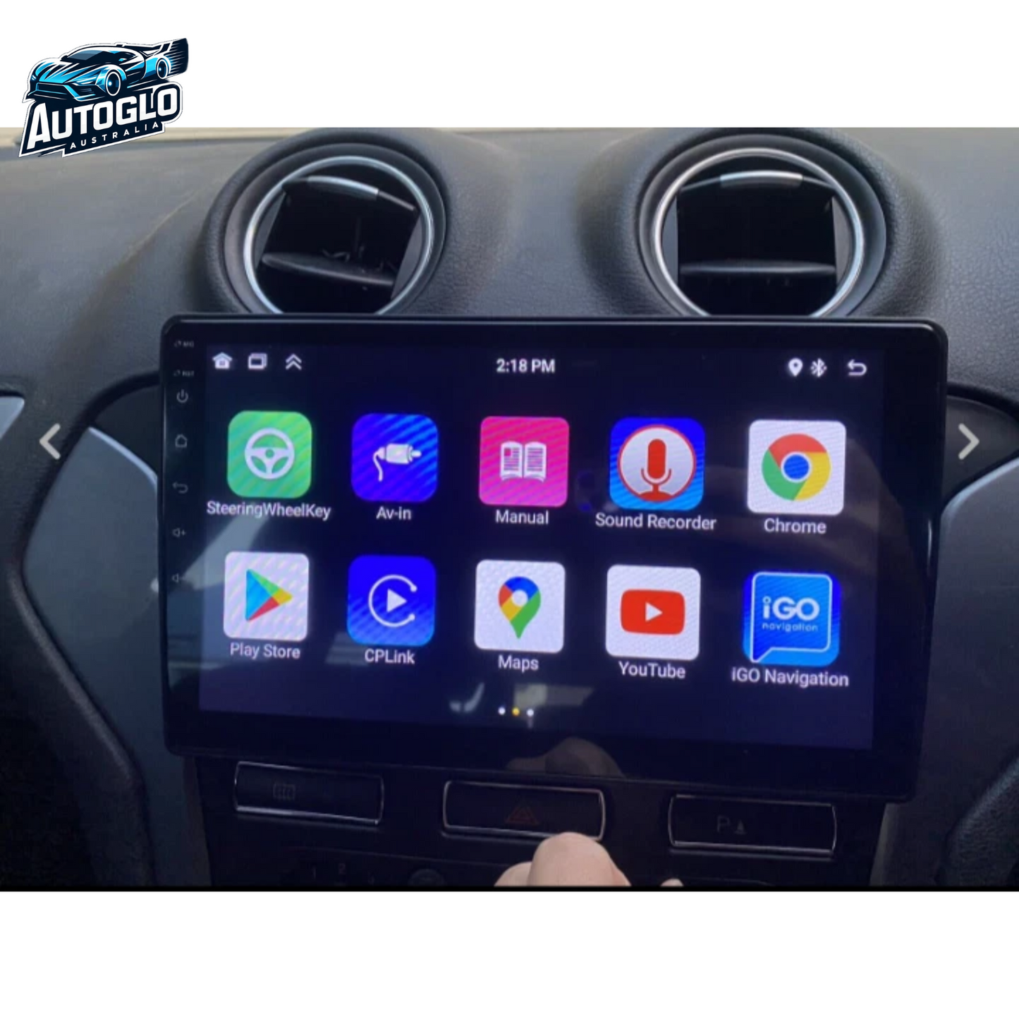 Autoglo Australia 10" (2G+32G) BT WiFi CARPLAY ANDROID Stereo For FORD MONDEO AUTO AC (2011-14)