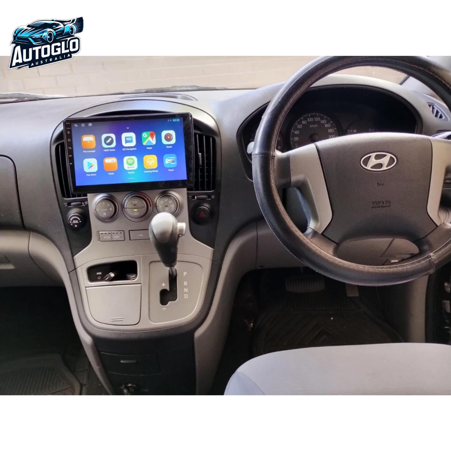 Autoglo Australia 9" (2G+32G) GPS BT WiFi CARPLAY ANDROID Stereo For HYUNDAI iMAX iLoad (2007-15)