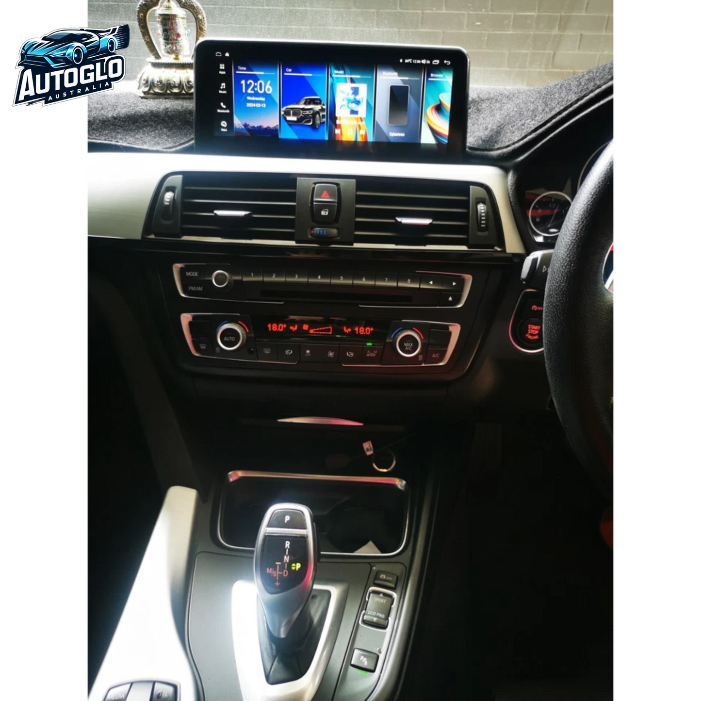 Autoglo Australia 10.25" FHD Carplay Android BT GPS 4G Auto Stereo (NBT only) for BMW 3/4 F Series