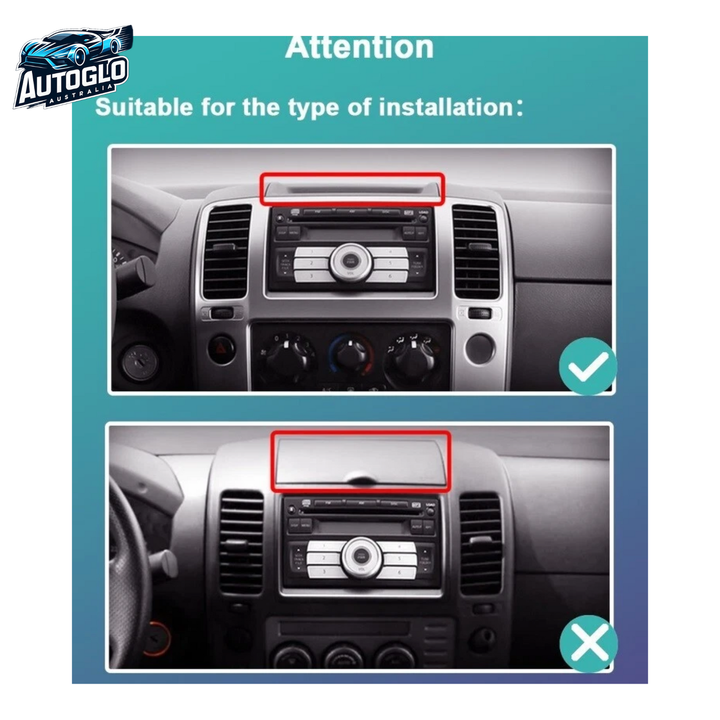 Autoglo Australia 9" (2006 -12) CarPlay Android BT GPS Stereo For Nissan Navara D40 (2+32GB)