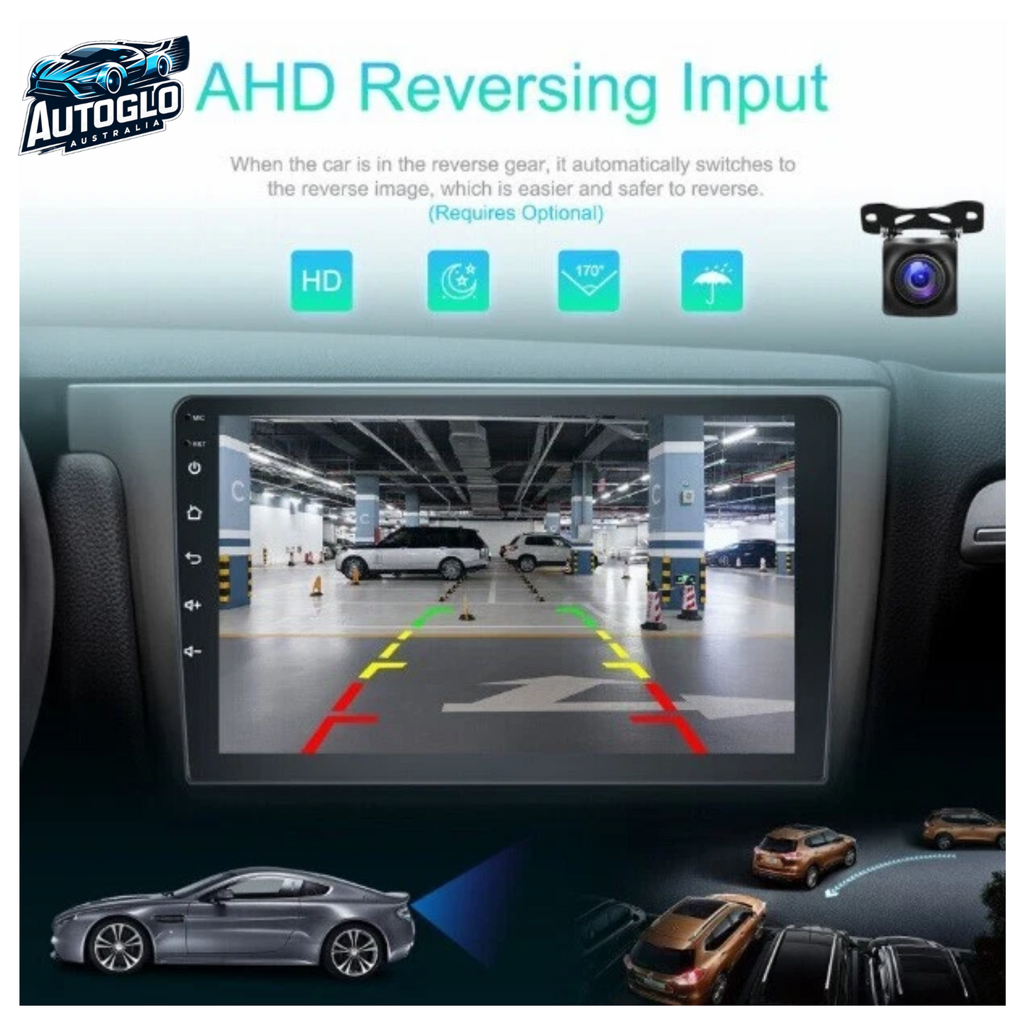 Autoglo Australia 9" Android Carplay BT GPS Stereo for TOYOTA PRIUS 2GB+32G (2015-19)