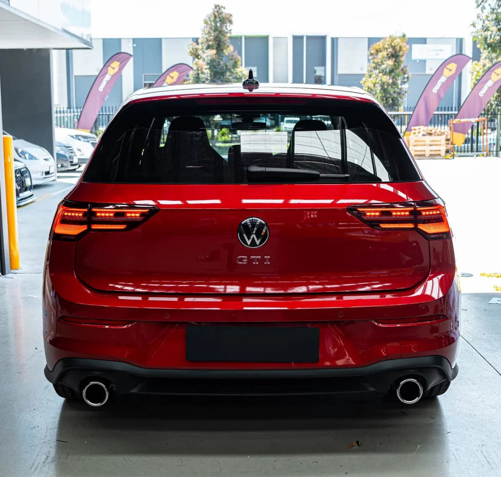 MK8R Style Sequential LED Red Lens Tail Lights for 2021-2024 Volkswagen Golf MK8 | Autoglo Australia