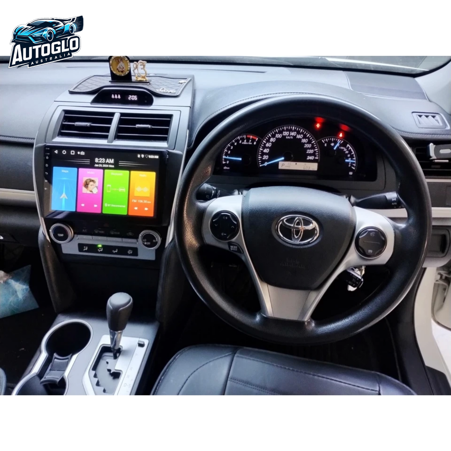 Autoglo Australia 10" CARPLAY ANDROID 2G+32G GPS BT WiFi Stereo for TOYOTA CAMRY JBL (2012-17)