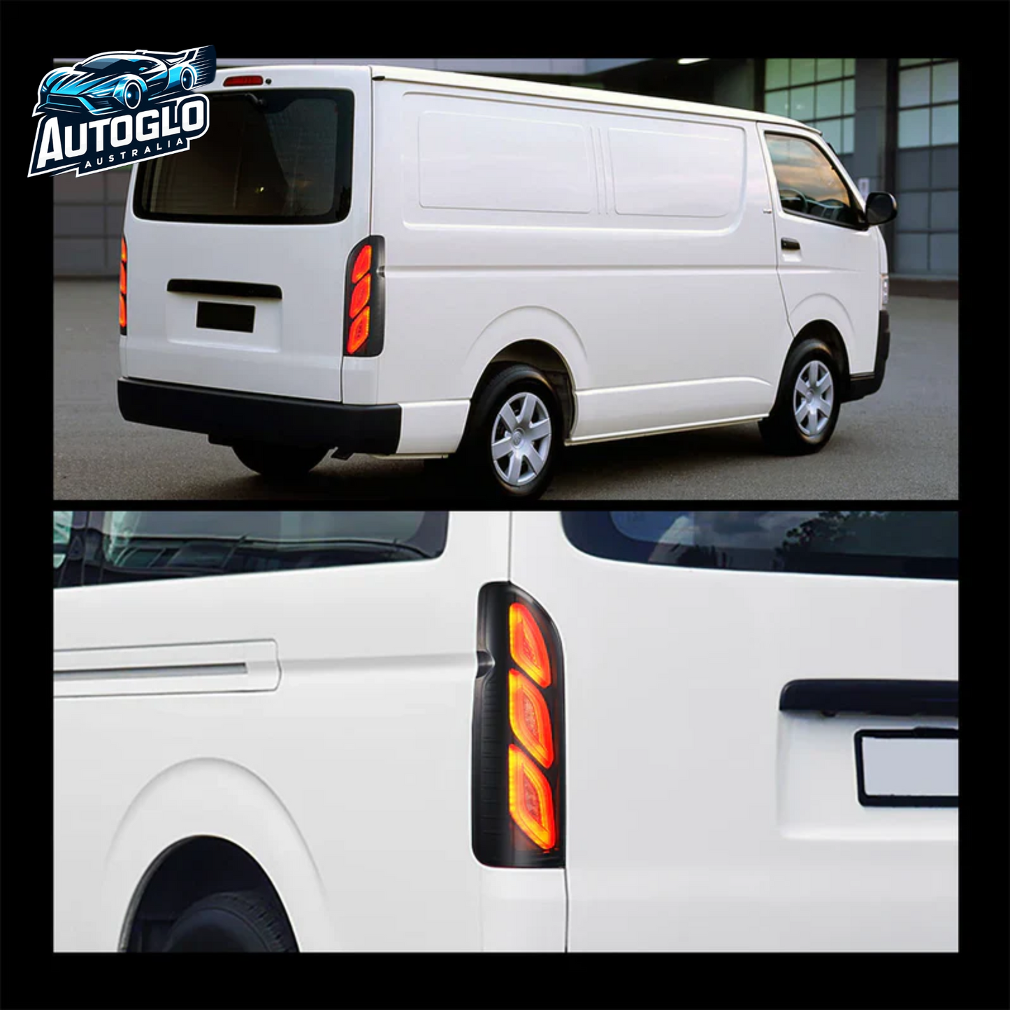 VLAND LED Taillights For 2005-2019 Toyota Hiace W/Startup Animation