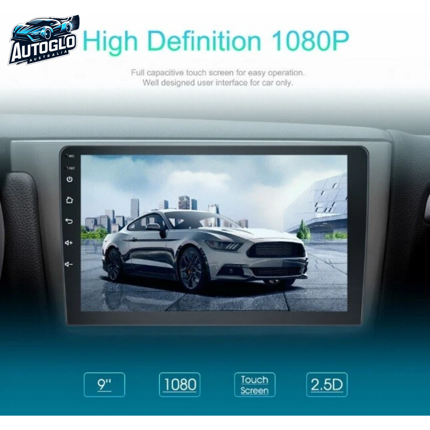 Autoglo Australia 9" CarPlay Android For MAZDA CX5 (2013+ Models) GPS BT WiFi 2GB+32GB