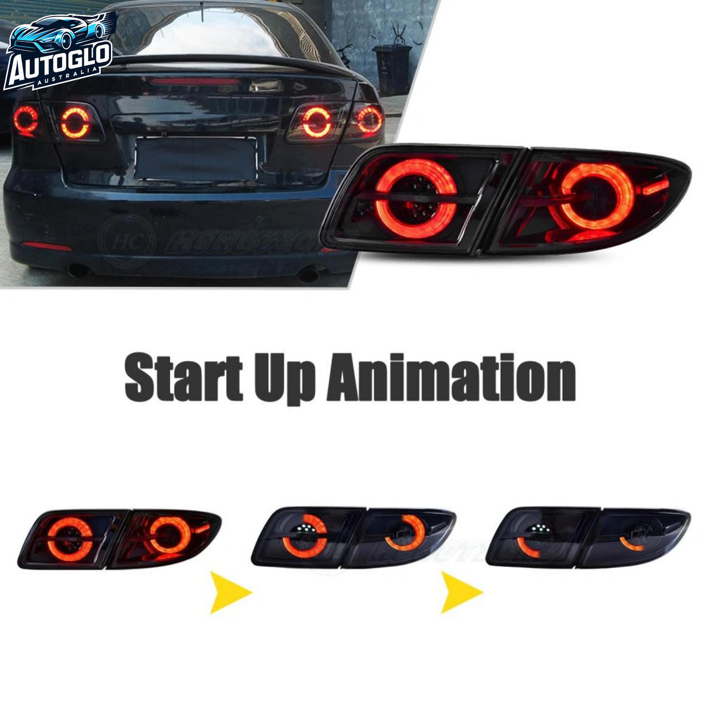 Autoglo Australia Brand New Led Taillights for 1th GEN 2003-2014 Mazda 6