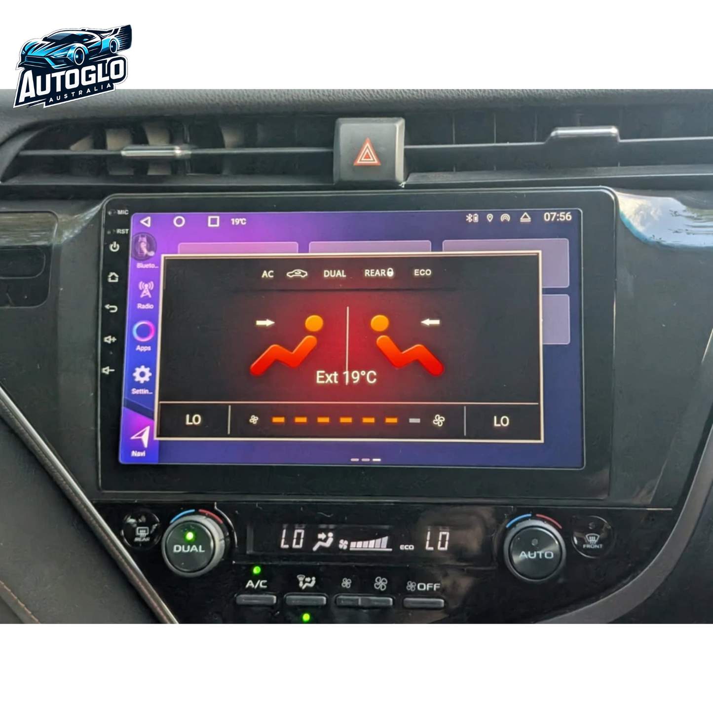 Autoglo Australia 10.1" Carplay Android 2GB+32GB BT GPS NAVI Stereo for TOYOTA CAMRY (2017-20)