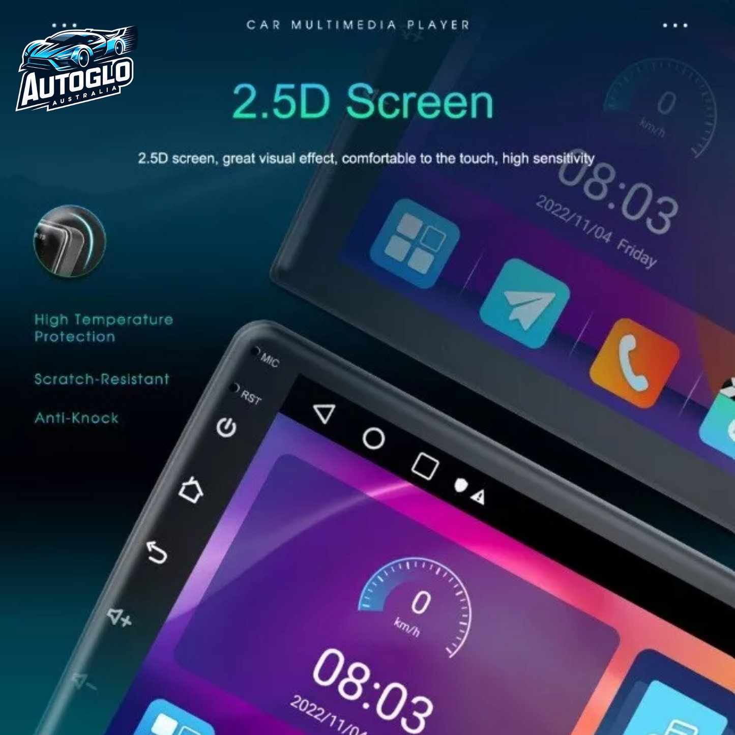 Autoglo Australia 9" Android Carplay BT GPS Stereo for TOYOTA PRIUS 2GB+32G (2009-15)
