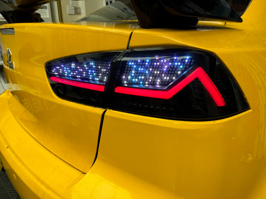 Autoglo Australia RGB LED Taillights for Mitsubishi Lancer Sedan (2007–2018) – Digital Sequential Rear Lights