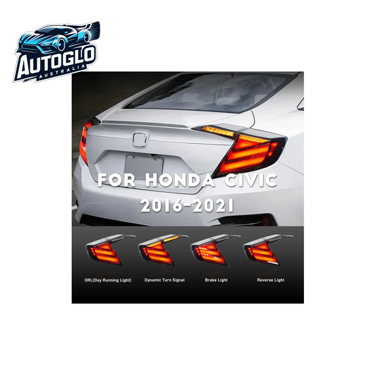 Autoglo Australia Taillights For Honda Civic 2016-2021