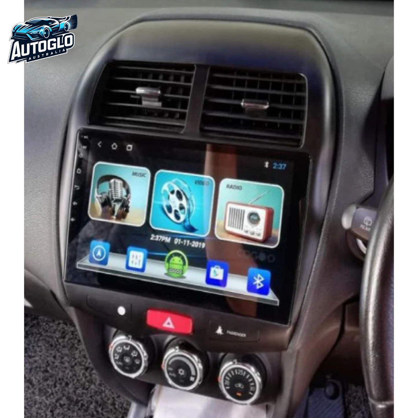 Autoglo Australia 10.1" Android 13 Carplay GPS Navi WIFI BT Stereo For Mitsubishi ASX Amp 2010-16
